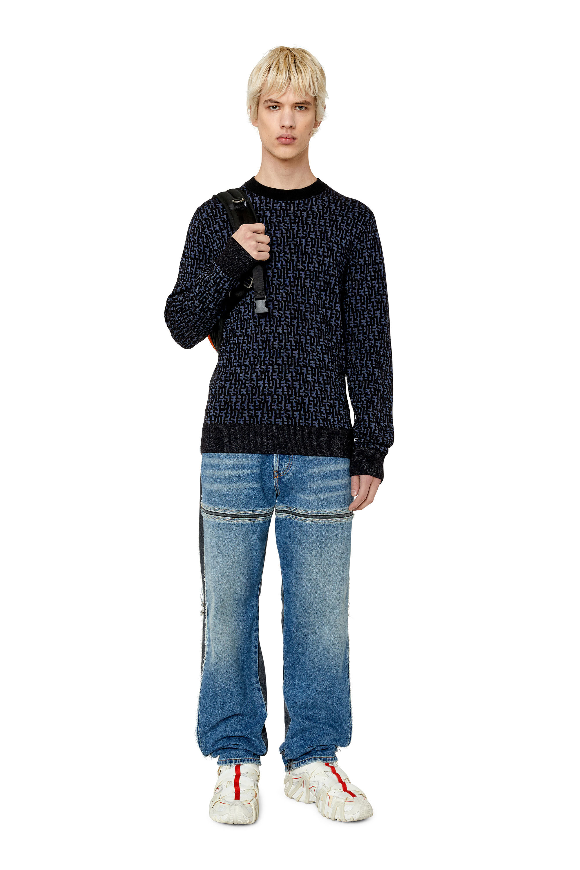 Diesel - Man's Straight Jeans D-Mand 09F20, Medium blue - 1