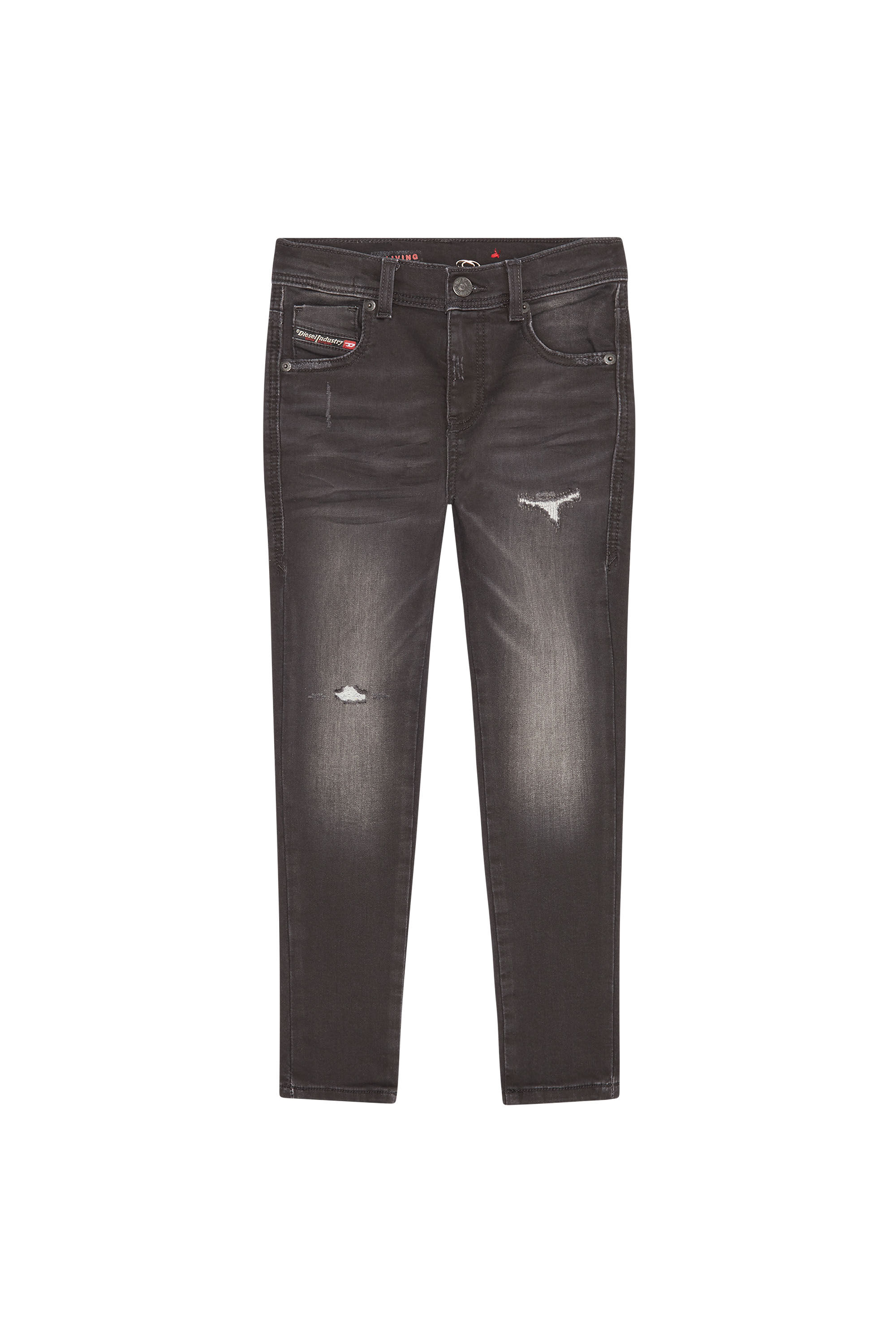 Diesel - 1984 SLANDY-HIGH-J JOGGJEANS, Black/Dark grey - Image 1