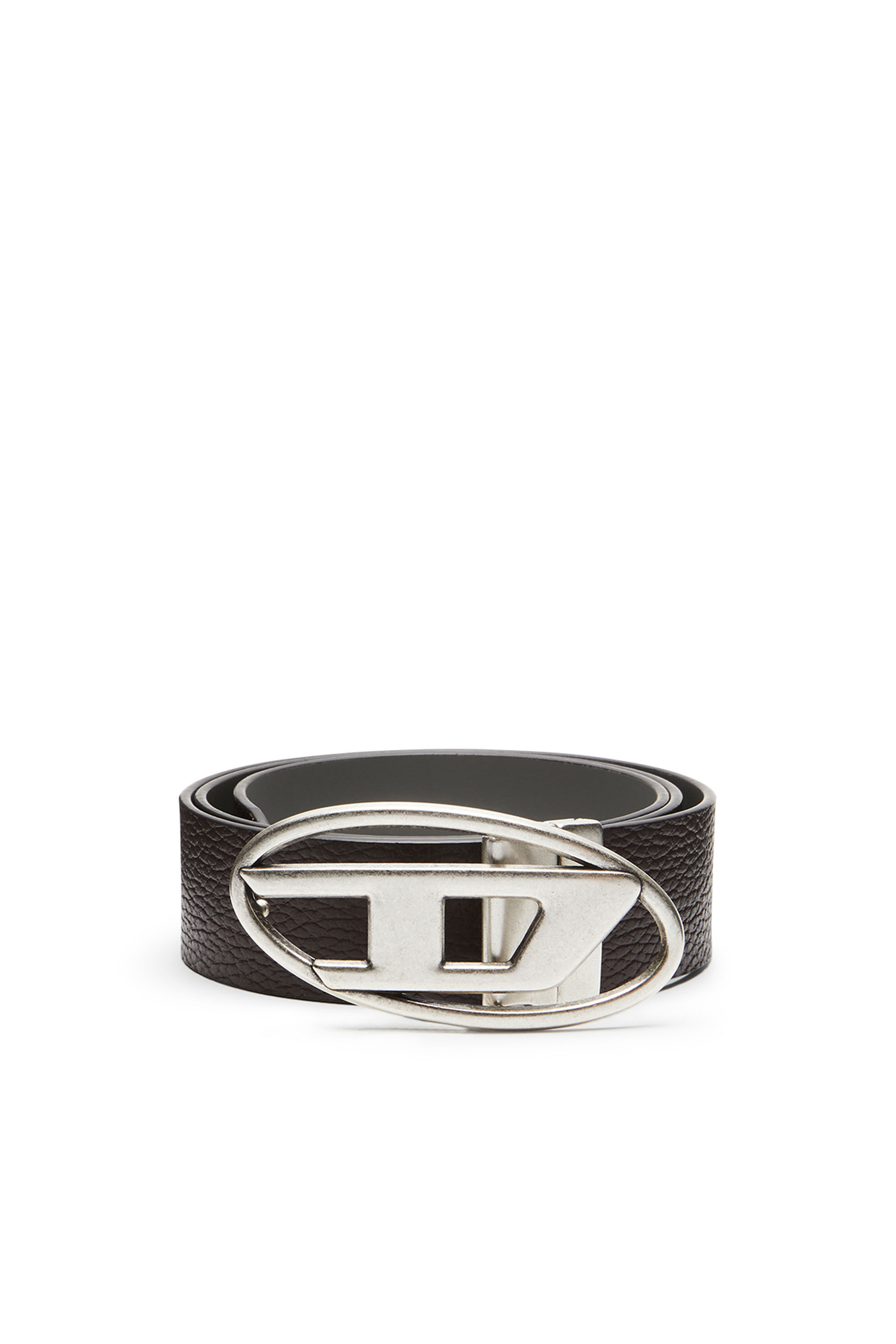 本日限定値下　diesel ブラックベルト メンズ B-1DR REV II B-1DR REV II 3.9cm reversible leather belt｜ブラック｜メンズ