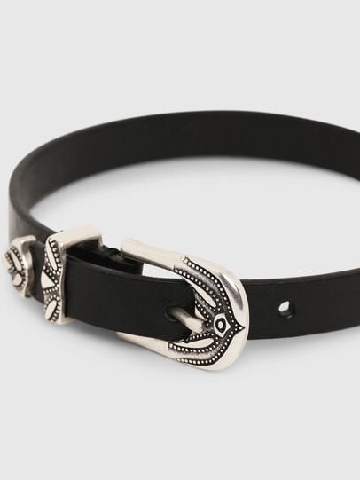 N-LAGHI Woman: Leather choker with Western buckle | Diesel
