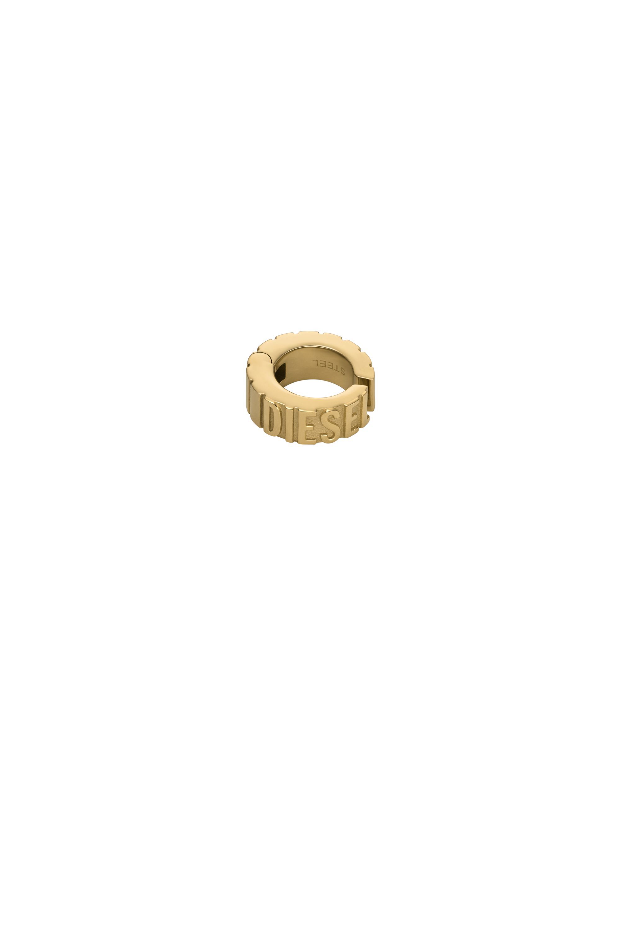 Women's Gold-Tone Stainless Steel Cuff Earring | Oro | Diesel