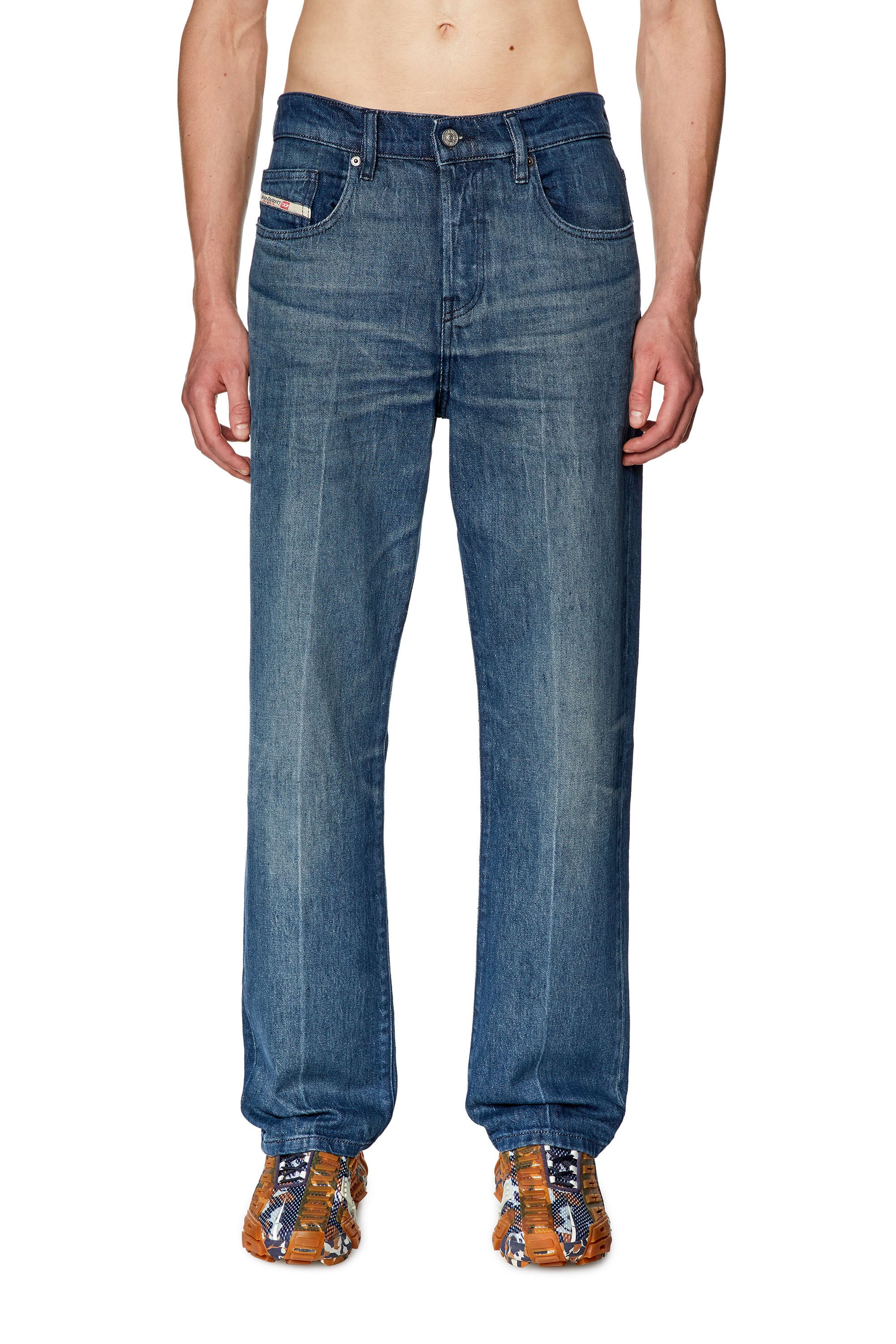 Diesel - Straight Jeans 2020 D-Viker 0ENAM, Medium blue - Image 3