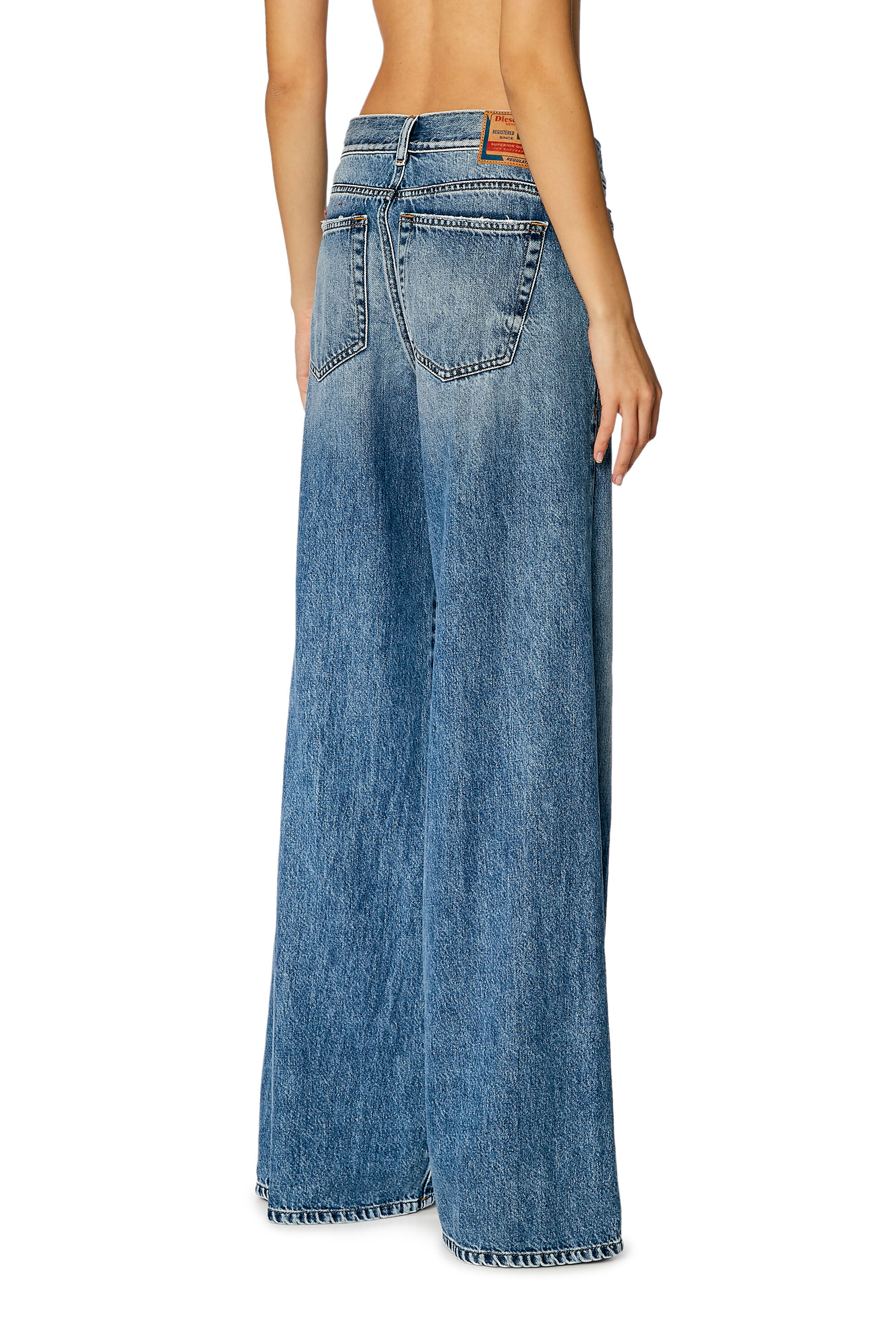 Diesel - Bootcut and Flare Jeans 1978 D-Akemi 09H95, Medium blue - Image 4