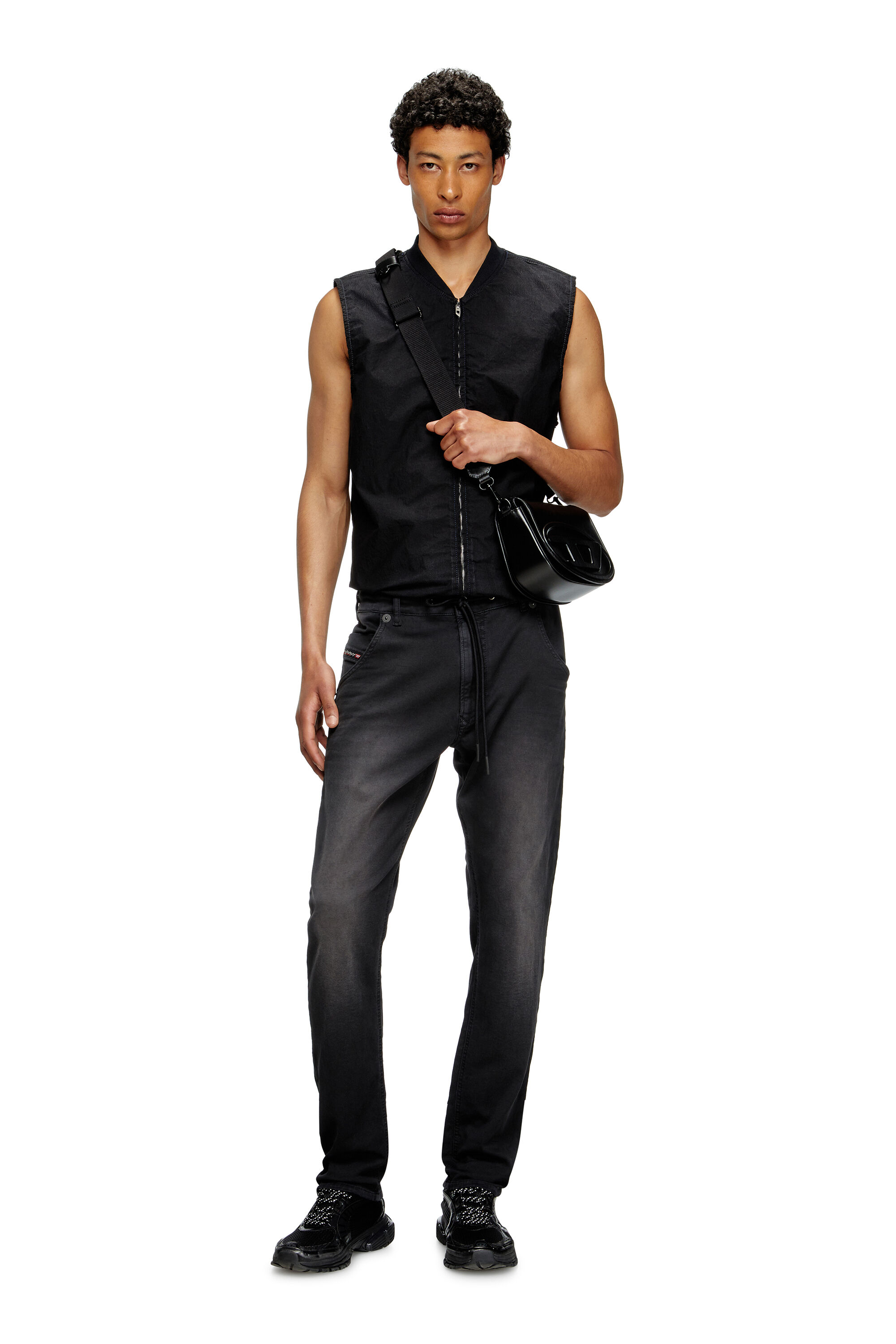 Women's 1DR-Camera bag in premium leather | Black | Diesel {{Country}}