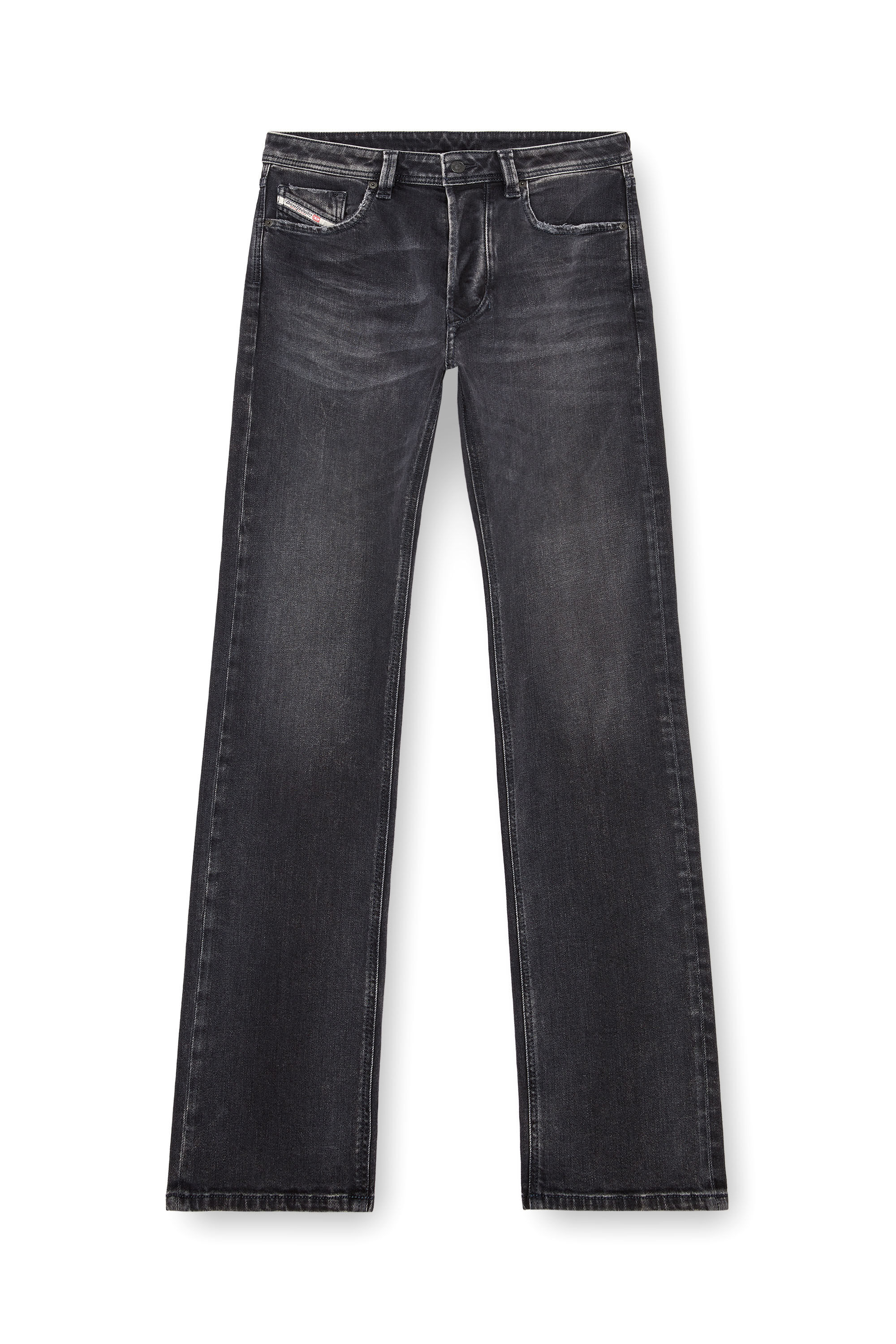 Diesel - Man's Regular Jeans 1985 Larkee 09K51, Black/Dark grey - 2