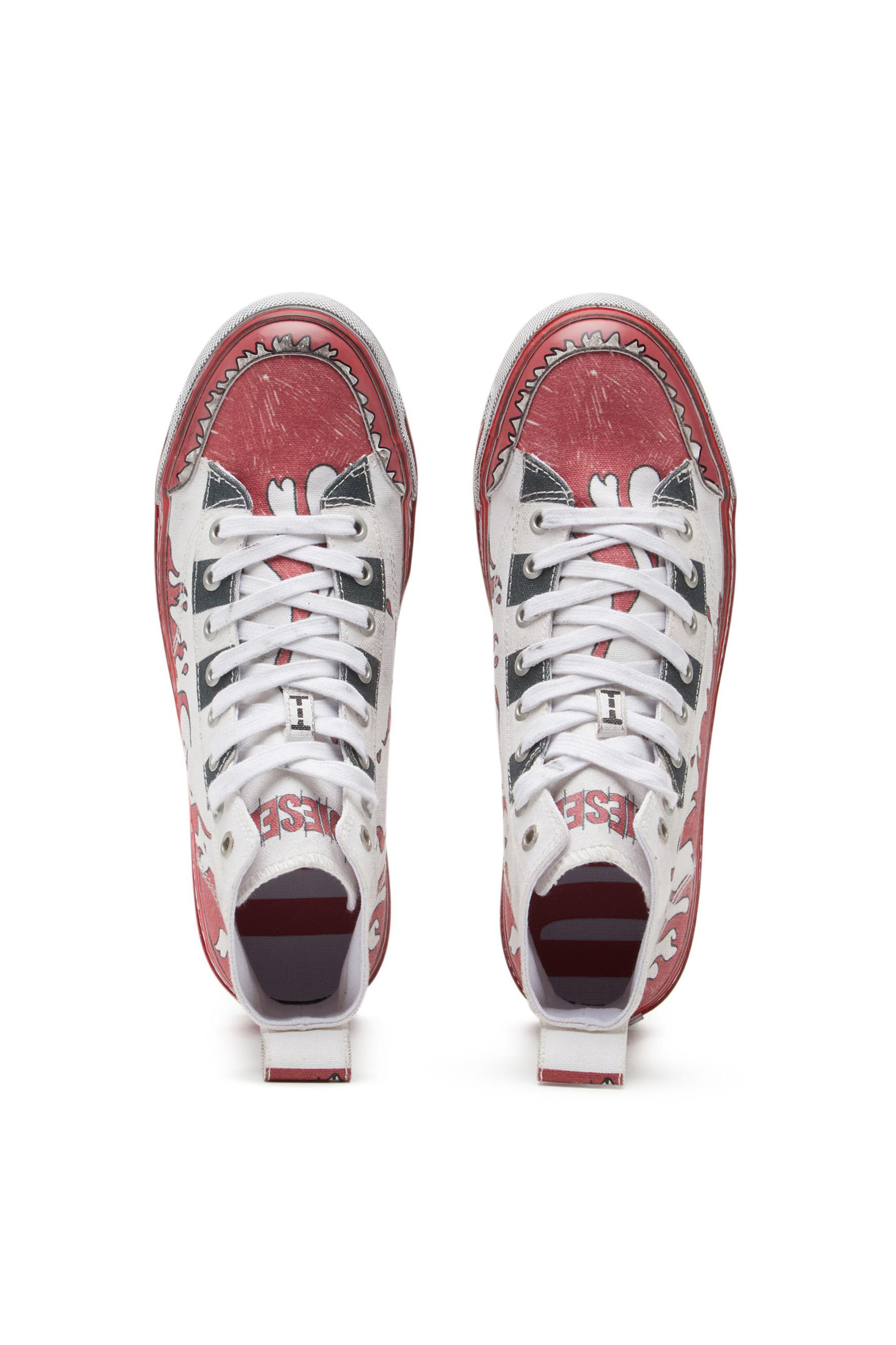 Diesel - S-ATHOS MID W, White/Red - Image 4