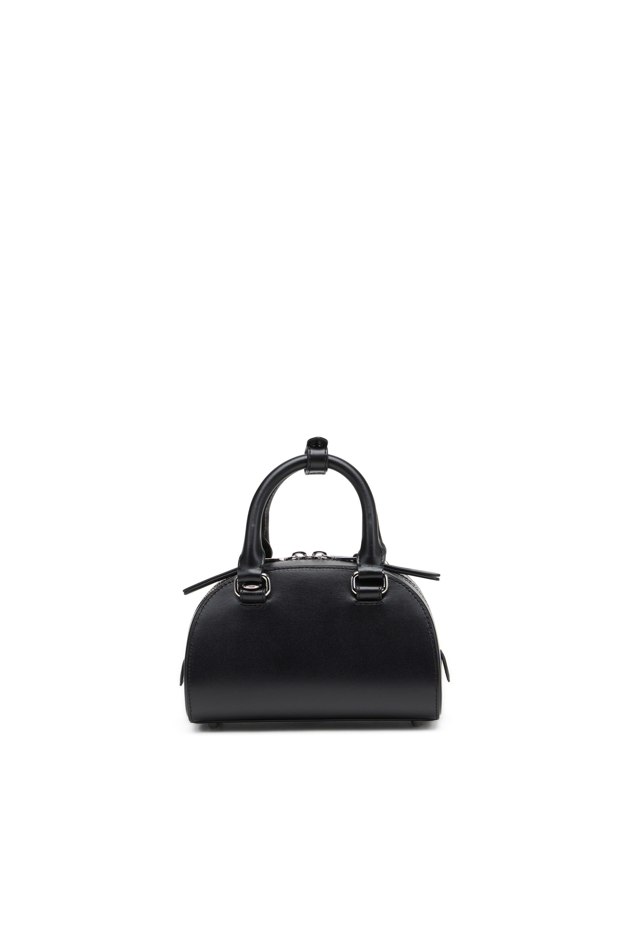 Women's 1DR Dome-Leather Small bowling bag | Black | Diesel