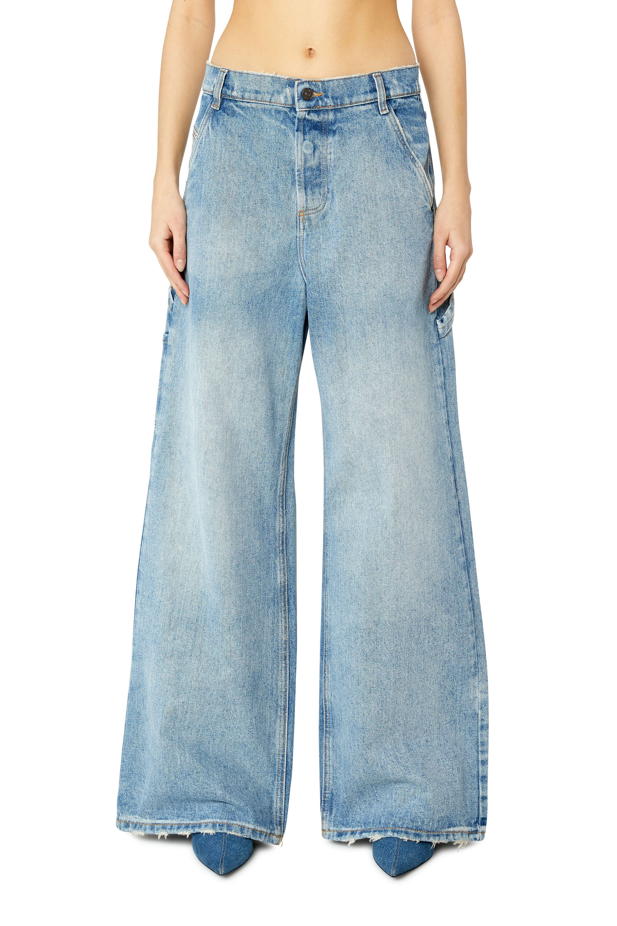 Diesel - Straight Jeans 1996 D-Sire 0EMAG, Light Blue - Image 3