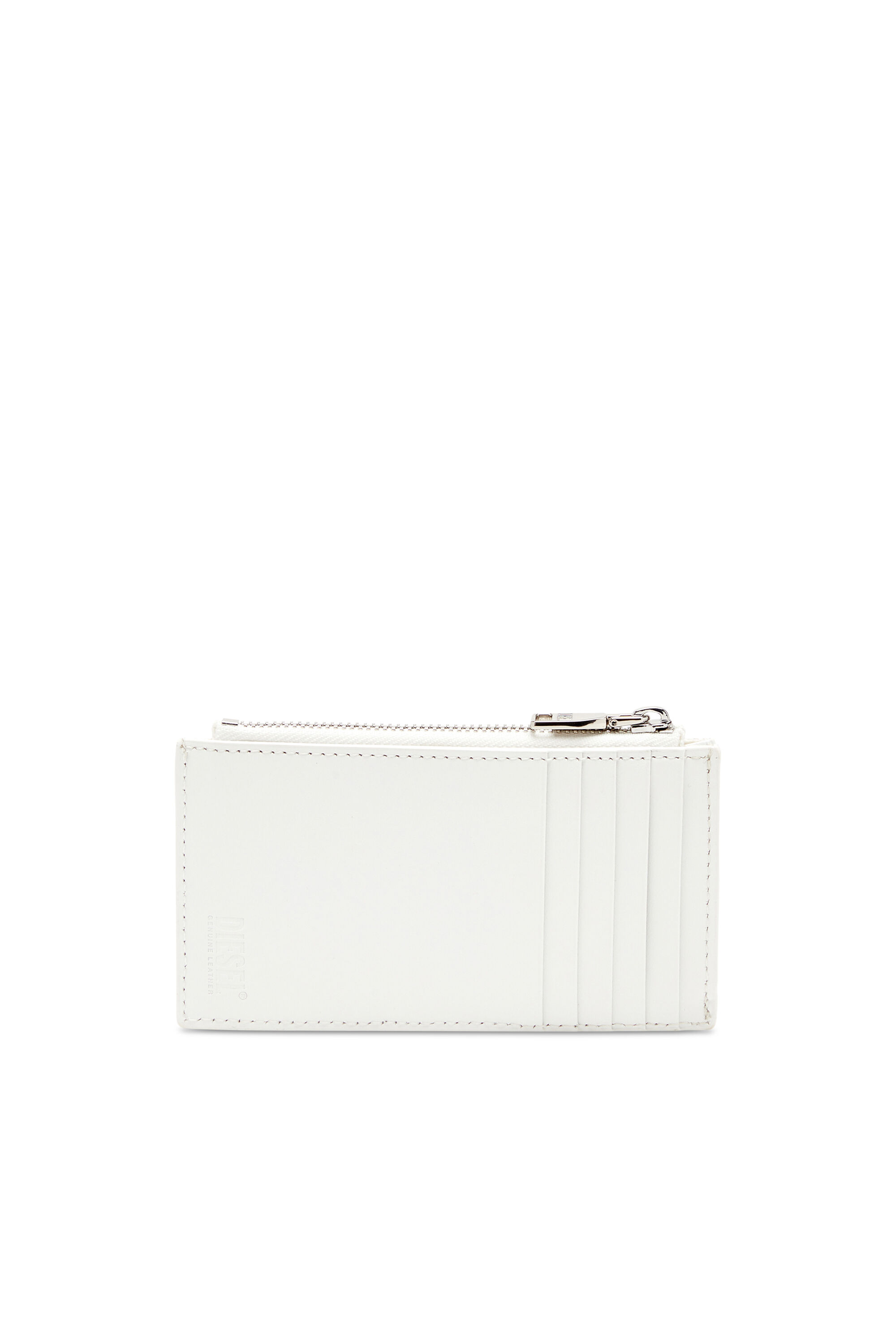 Women's Flat card holder in nappa leather | White | Diesel
