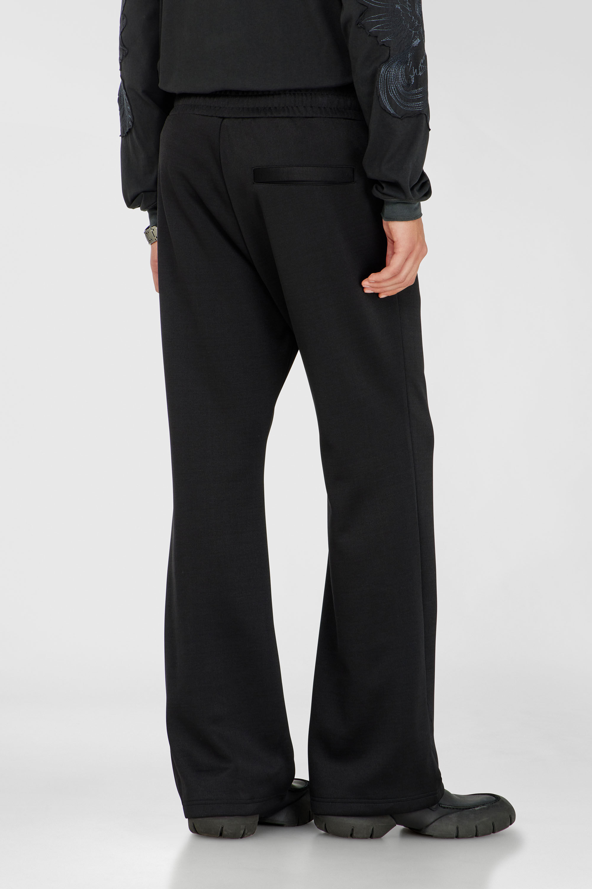 Men's Track pants with contrast piping | Black | Diesel PT