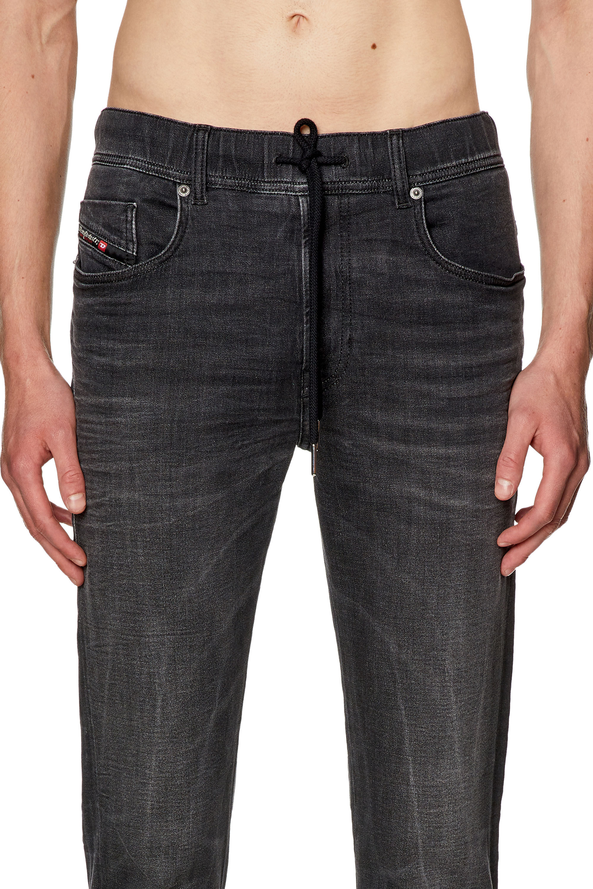 Diesel - Slim E-Spender JoggJeans® 068FS, Black/Dark grey - Image 5