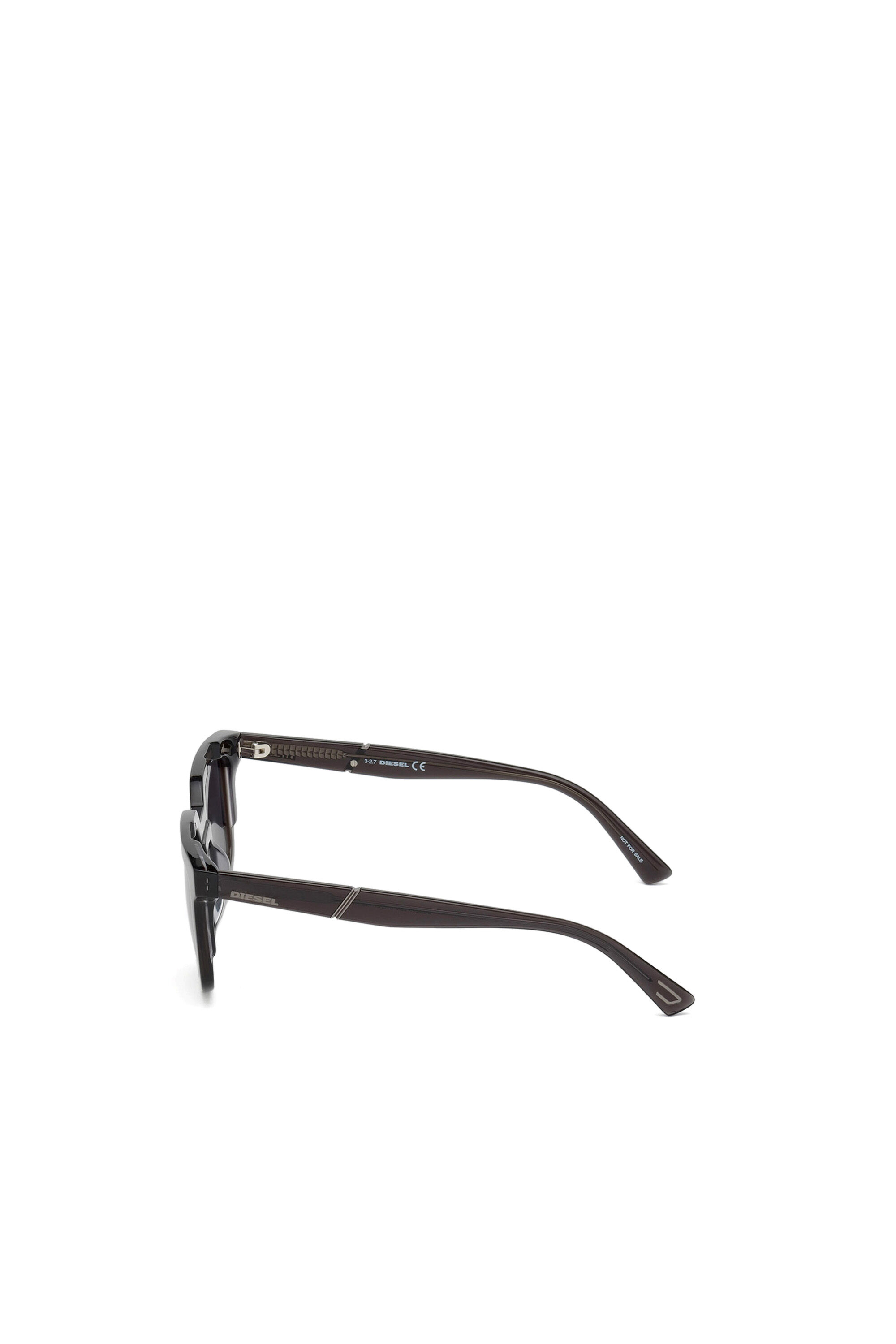 Diesel - DL0271, Man's Masculine square shape eyewear in Black - 4
