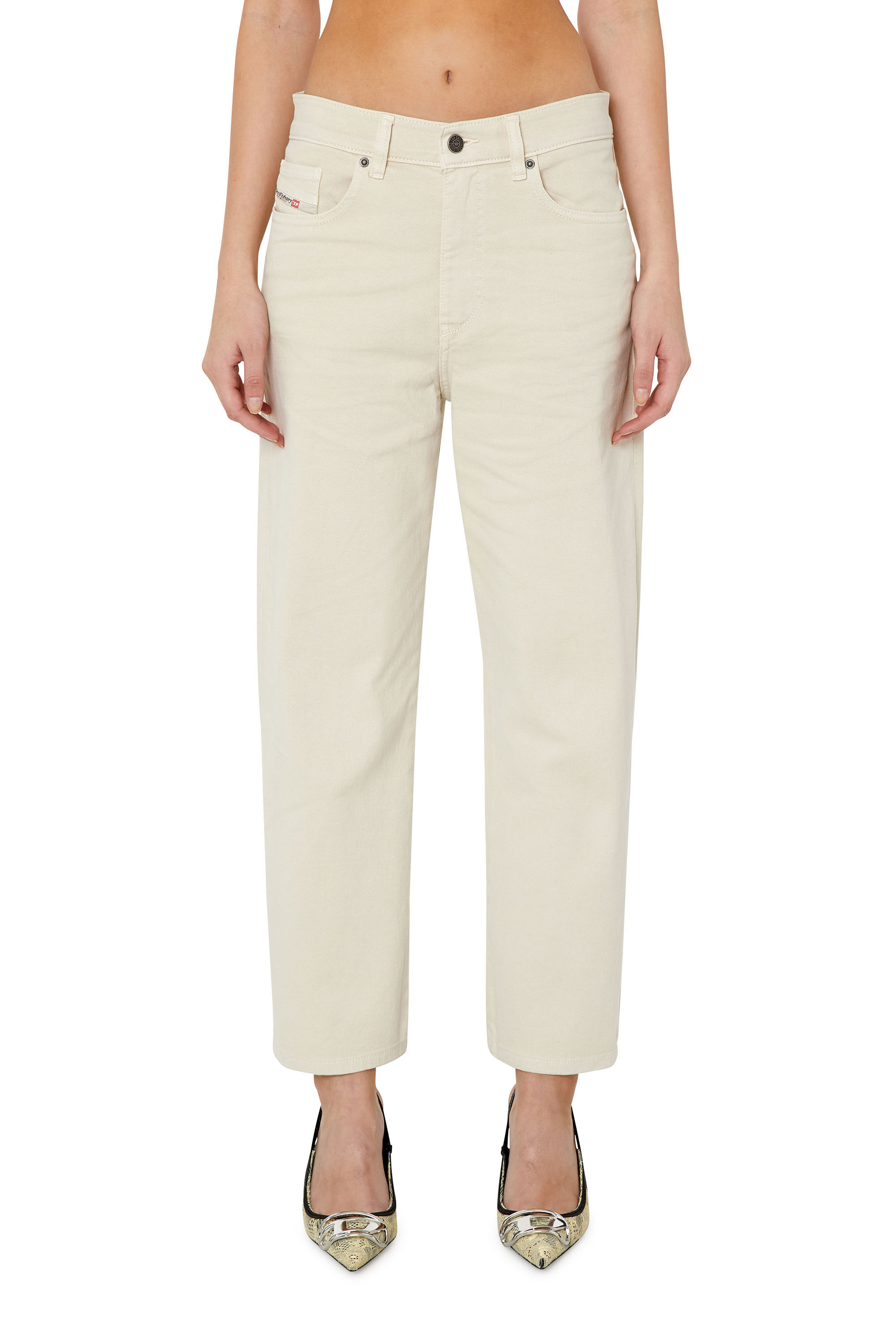 Diesel - 2016 D-Air 0QWTY Boyfriend Jeans, White - Image 3