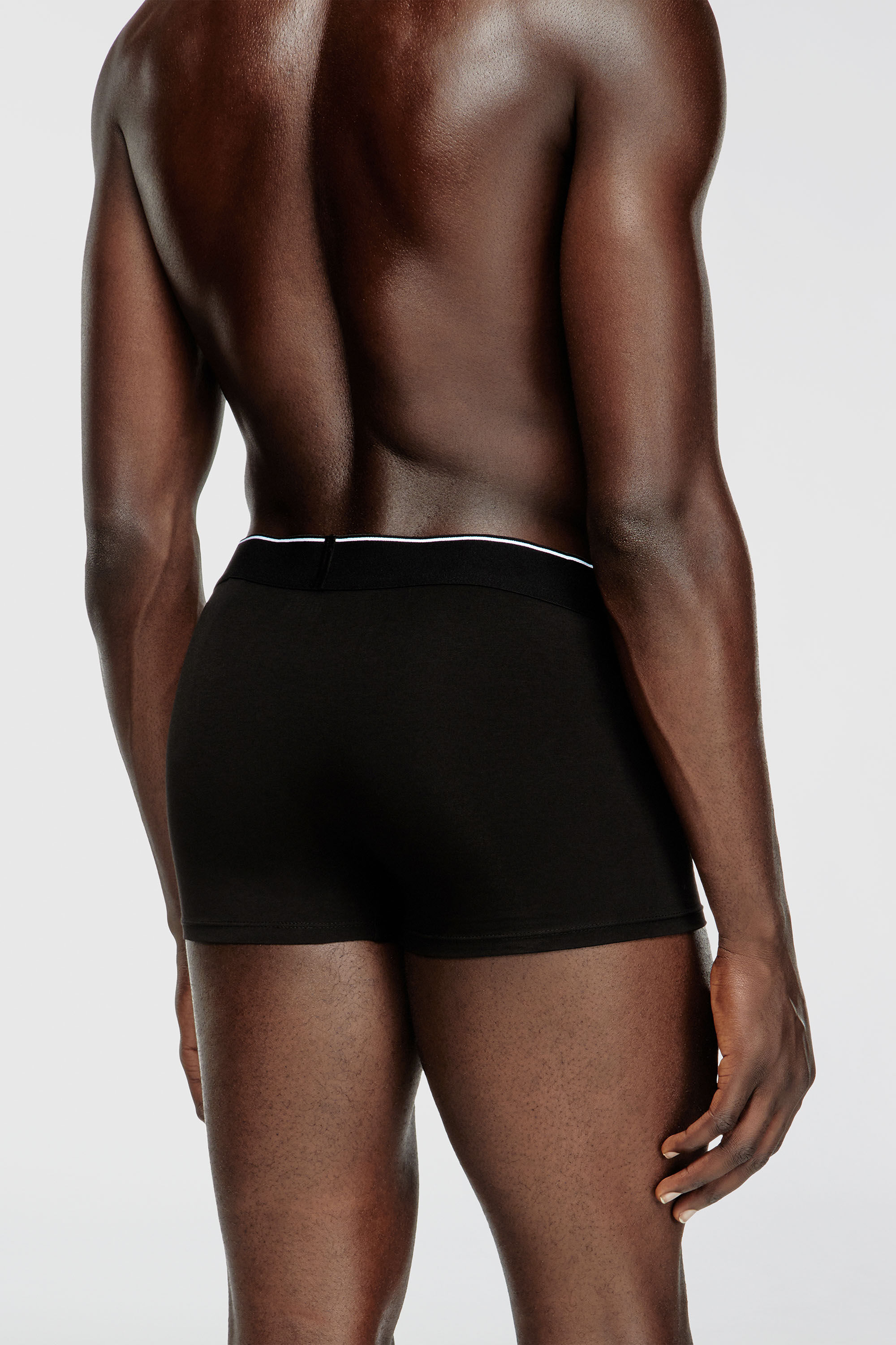 Diesel - UMBX-DAMIENFIVEPACK, Man's Five-pack of plain boxer briefs in Black - 4