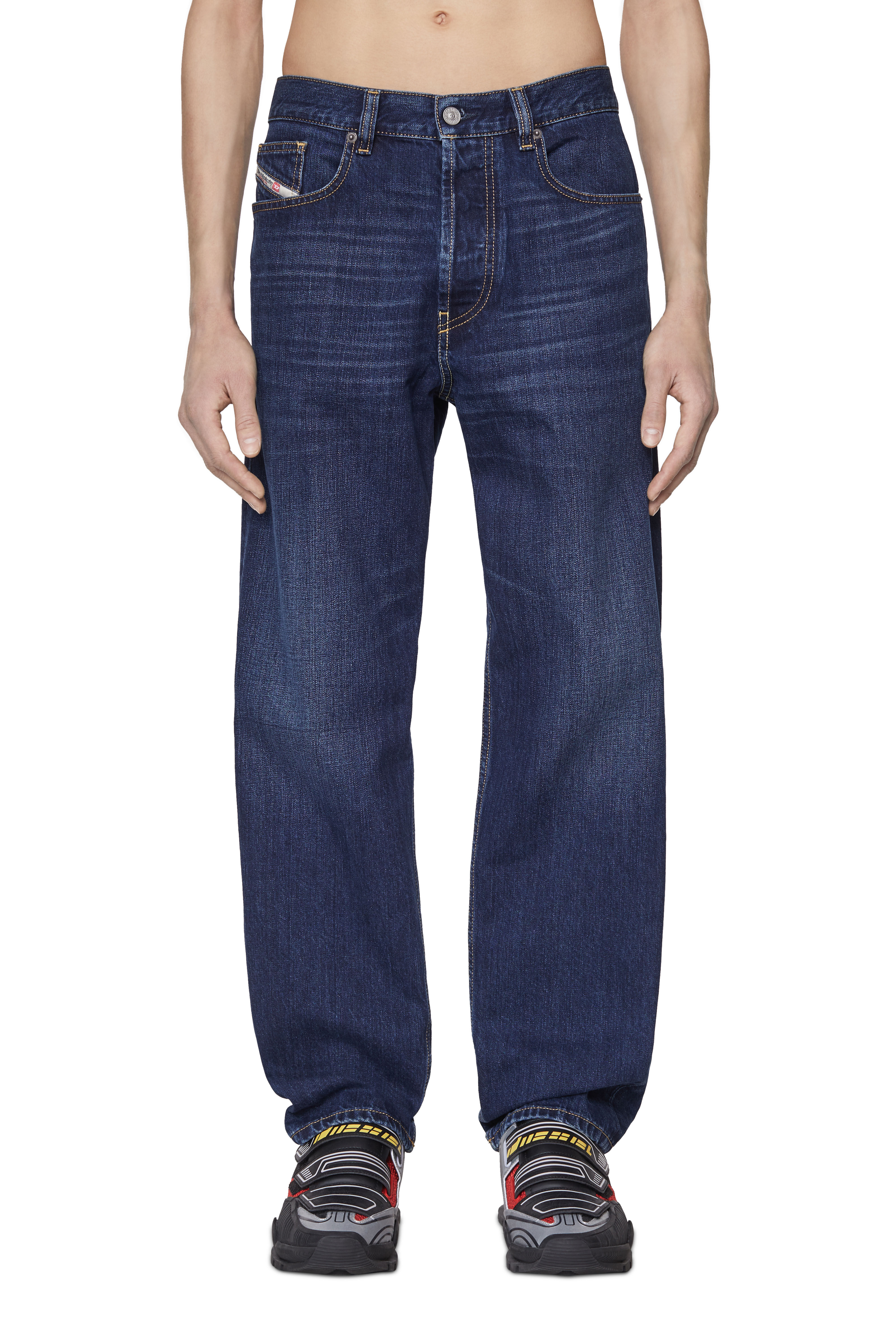 Diesel - 2010 D-Macs 09B96 Straight Jeans, Dark Blue - Image 3