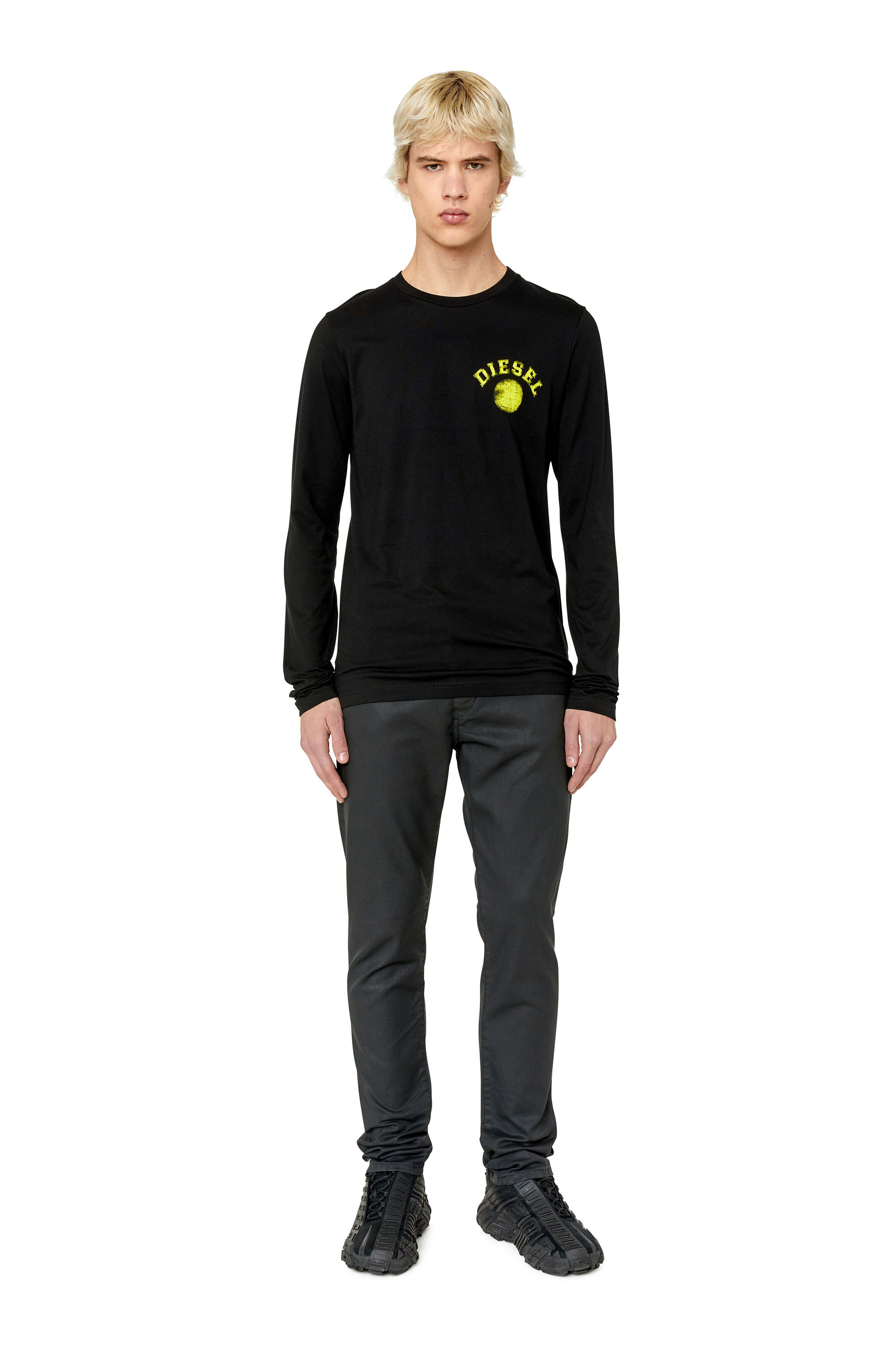 Diesel - D-Strukt JoggJeans® 068CP Slim, Black/Dark grey - Image 1