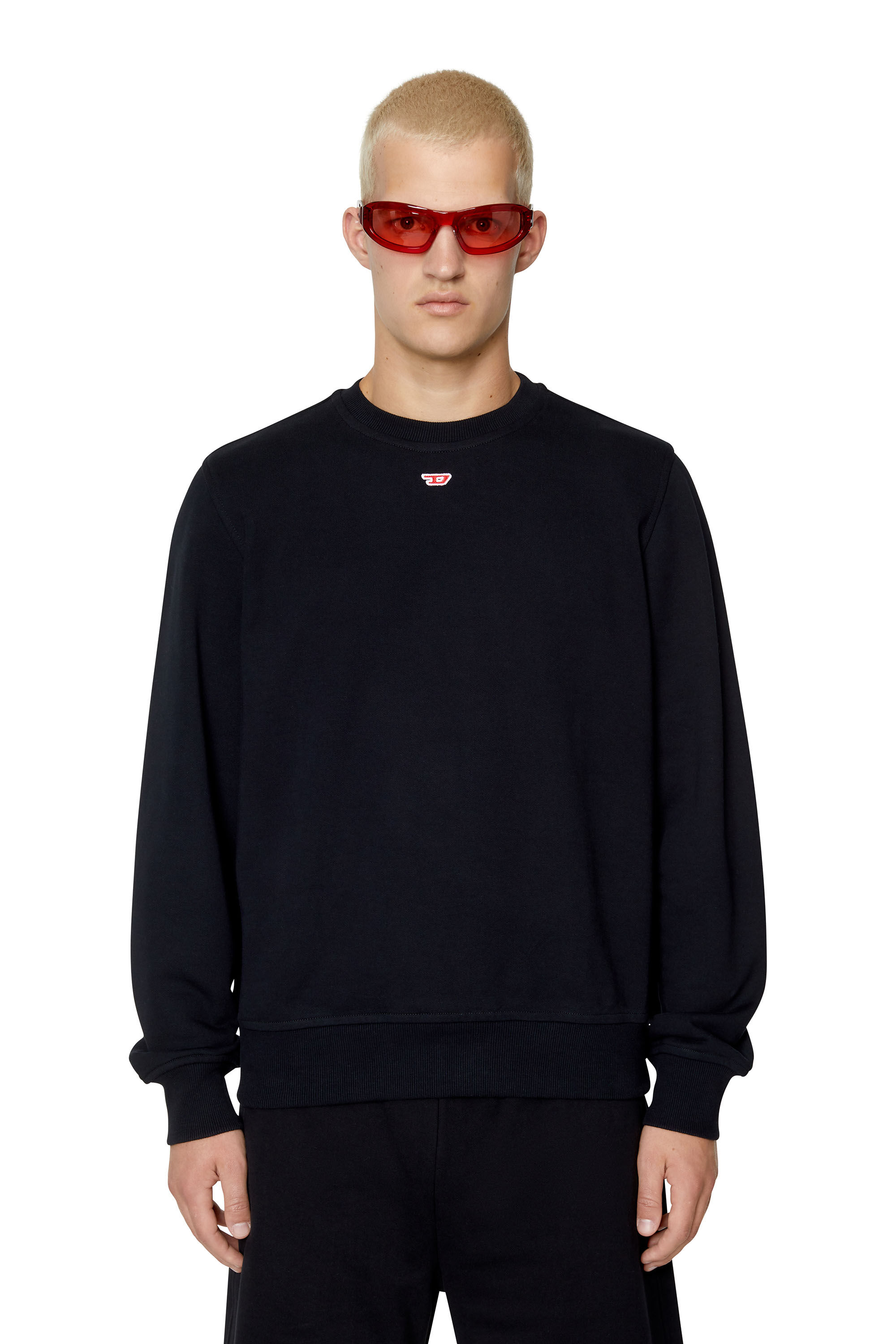 S-GINN-D : Sweatshirt with mini D patch | Diesel