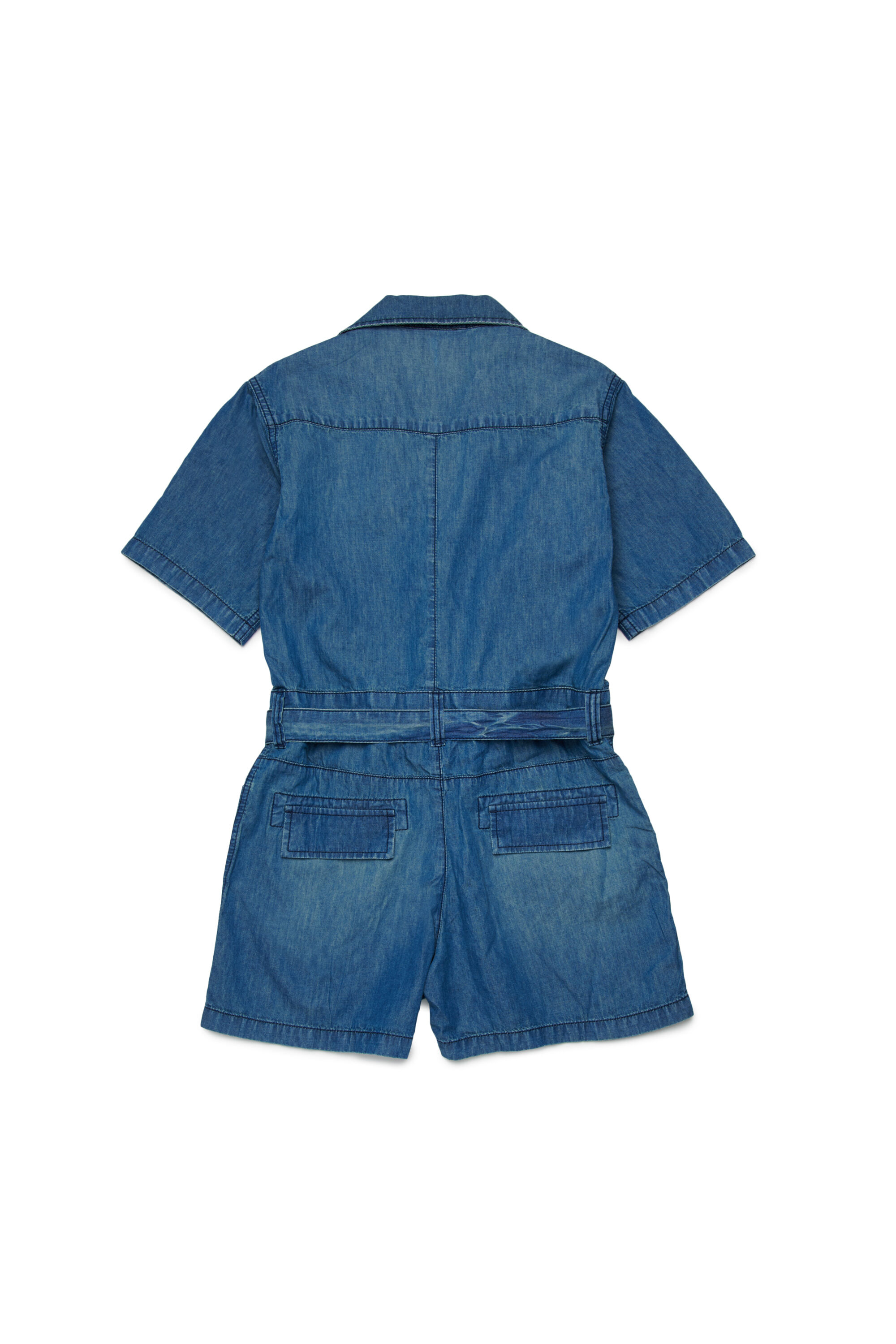 Diesel - JRAPP, Woman's Playsuit in denim in Medium blue - 2