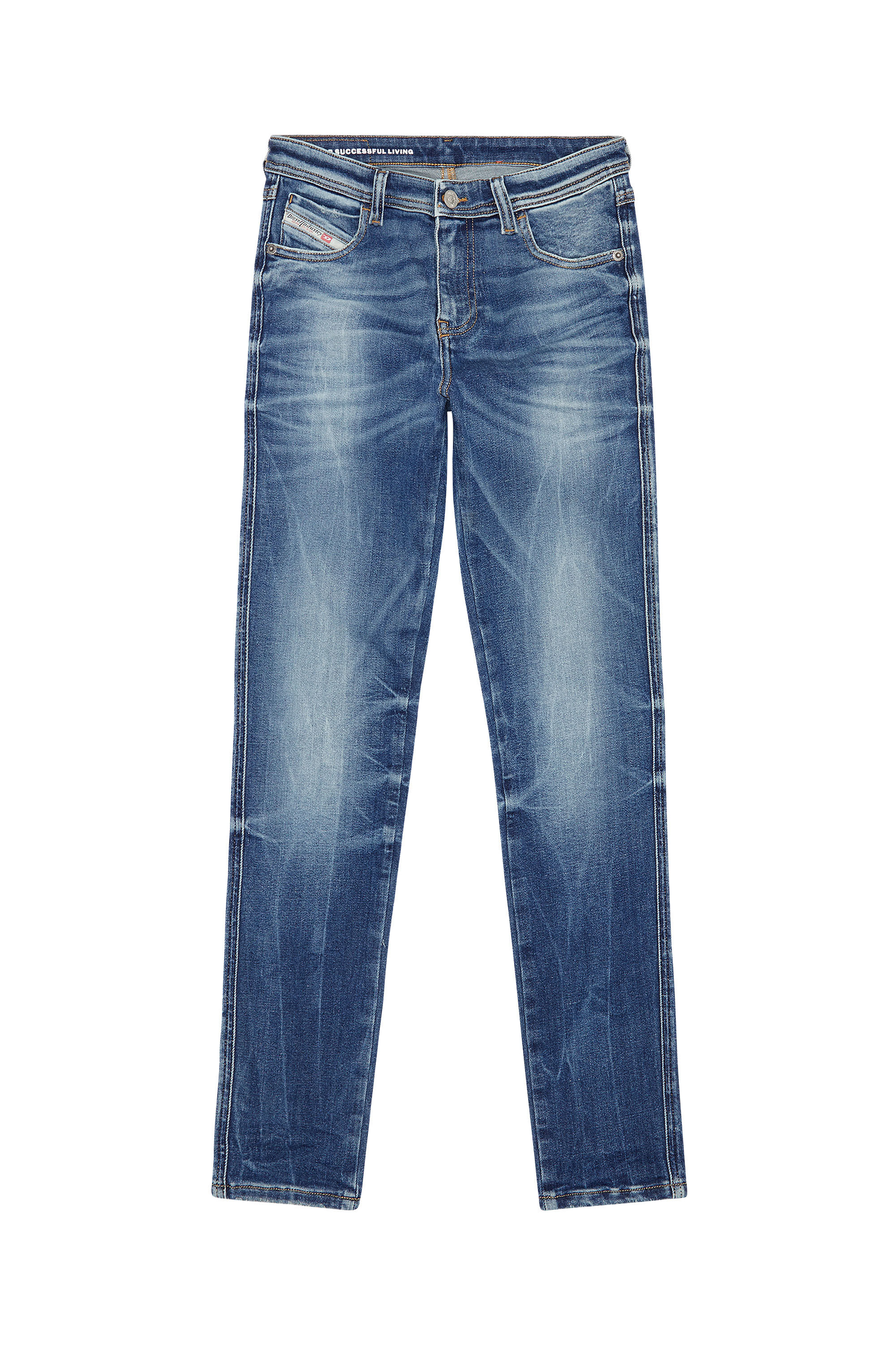 Diesel - Skinny Jeans 2015 Babhila 09G30, Medium blue - Image 2