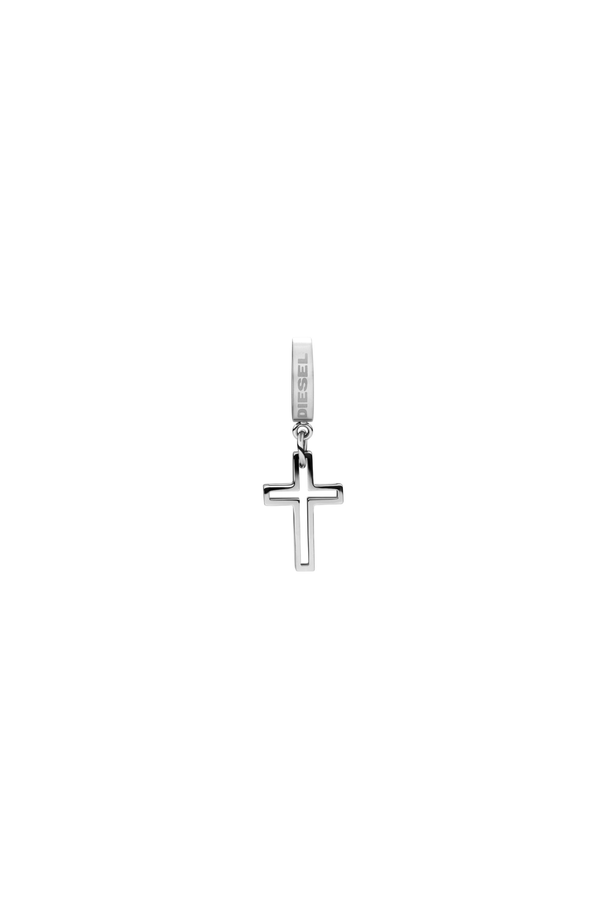 ☆DIESEL☆ hoop single earrings DX1333040 DX1333: Stainless Steel Hoop Earring | Diesel