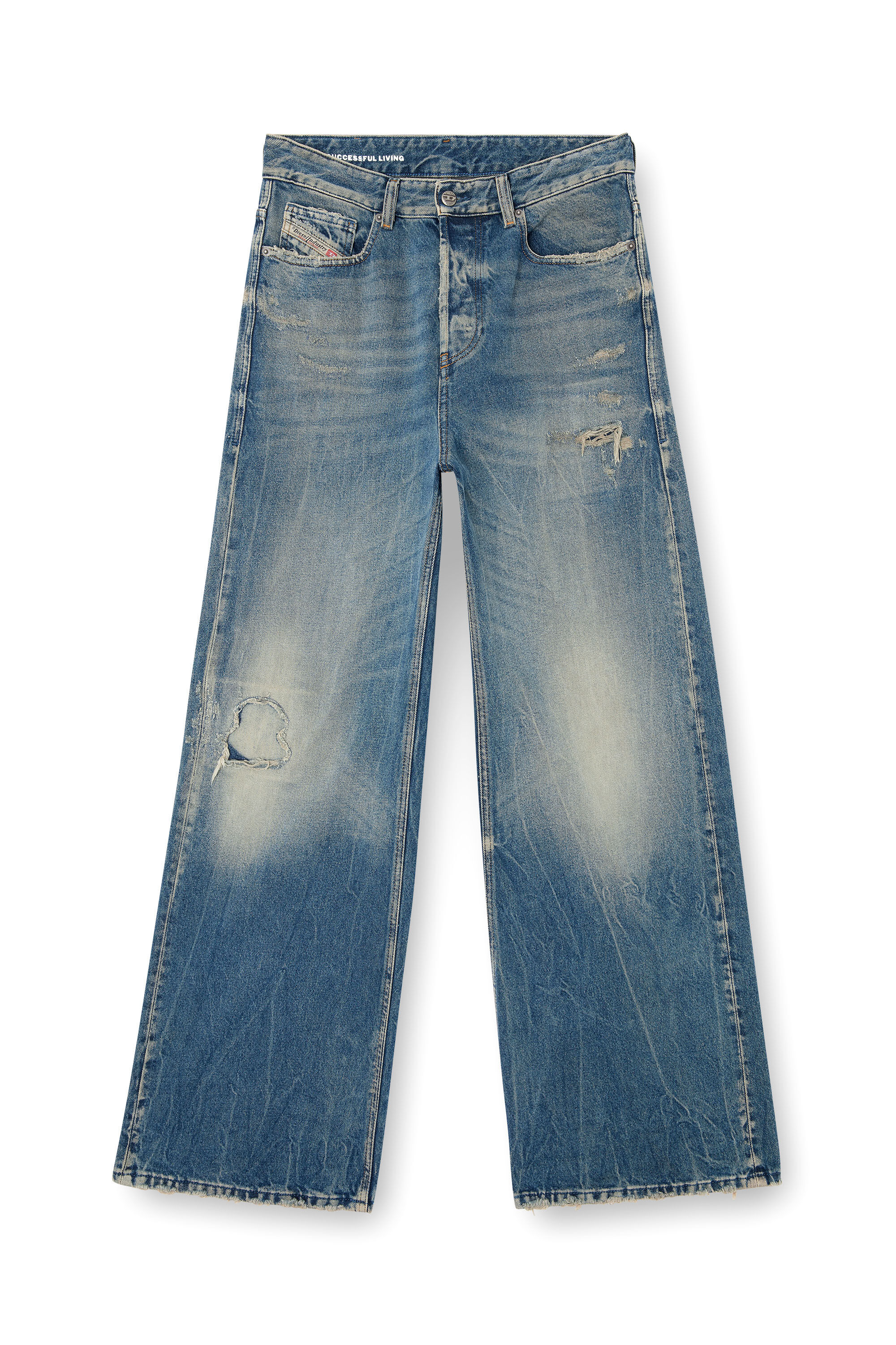 Diesel - Woman's Relaxed Jeans 1996 D-Sire 09M28, Medium blue - 2