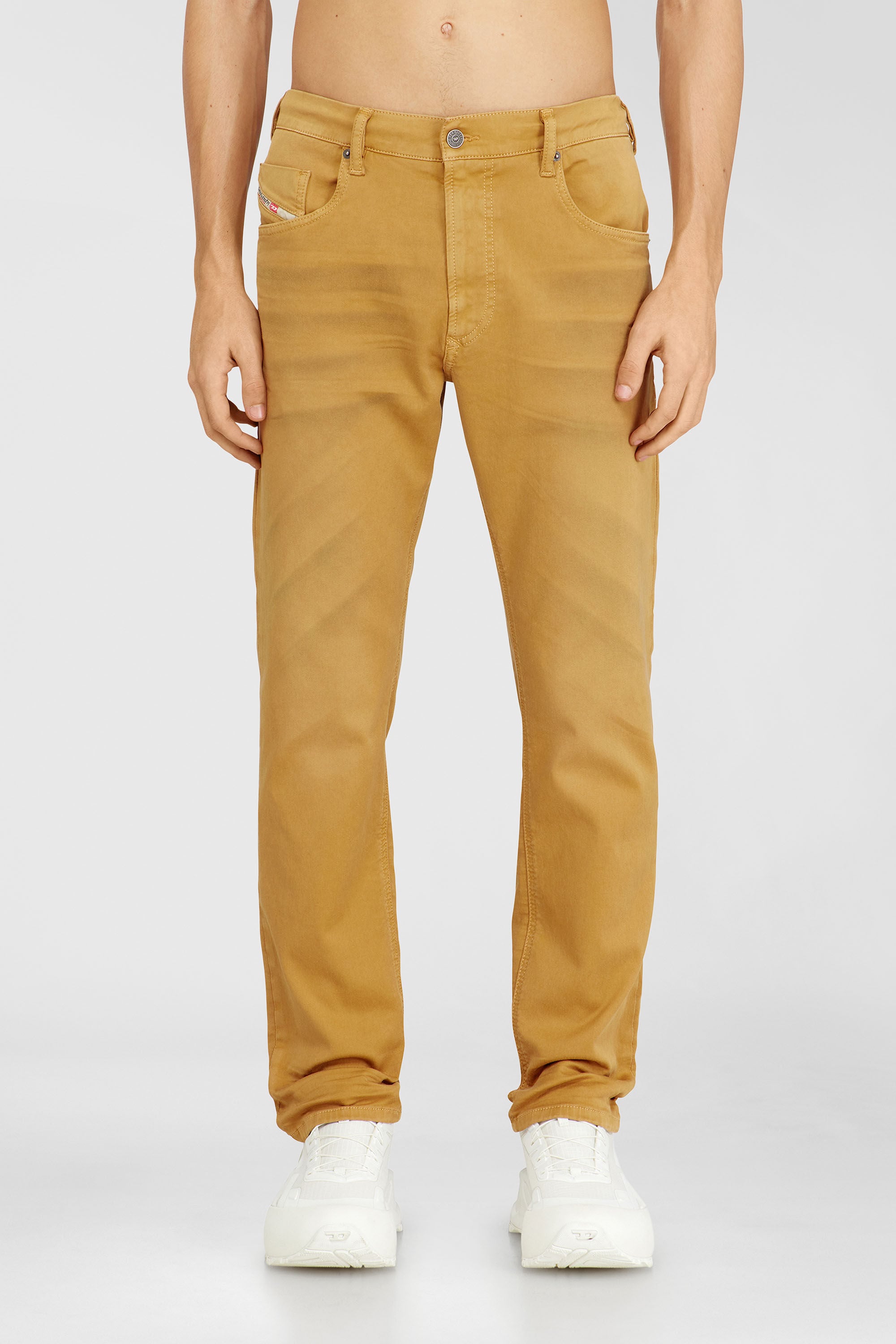 Diesel - Man's Regular 2032 D-Krooley-BW Joggjeans&reg; 0670M, Light Brown - 2