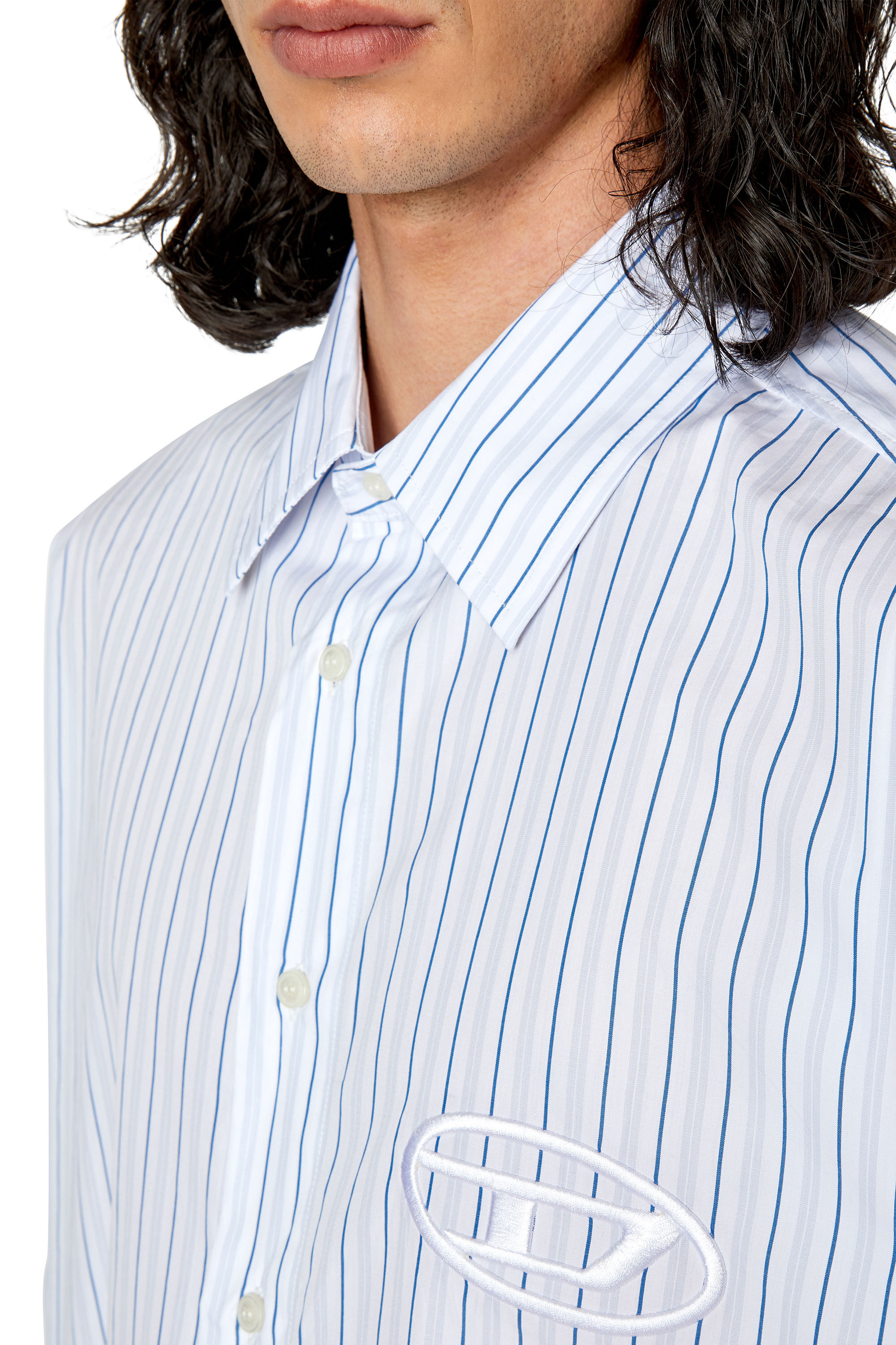 Diesel - S-DOUBLY-STRIPE, Blue/White - Image 5