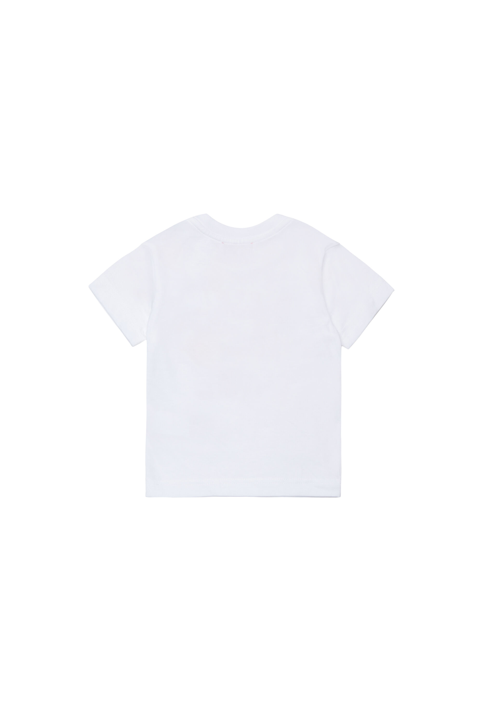 Diesel - TPIRB, Man's T-shirt with fire print in White - 2