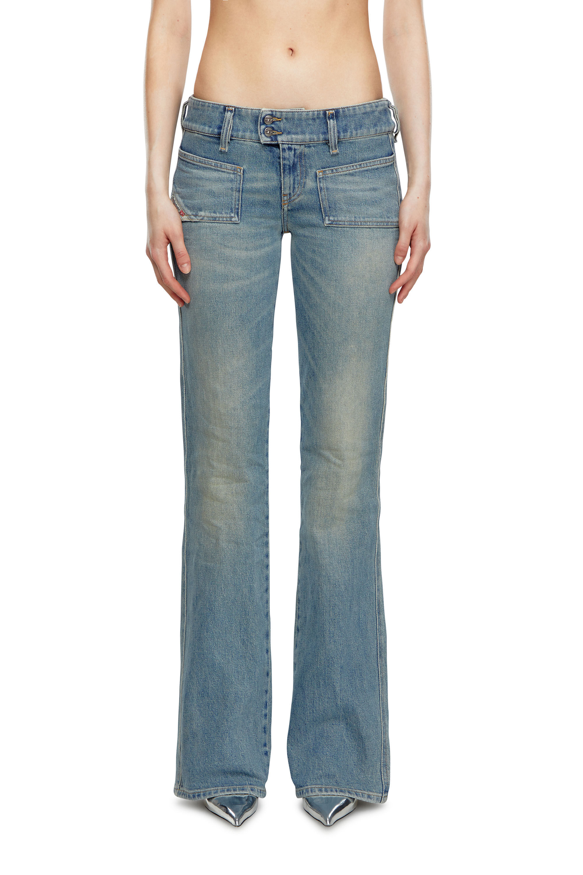 Bootcut and Flare Jeans D-Hush | Light Blue | Diesel