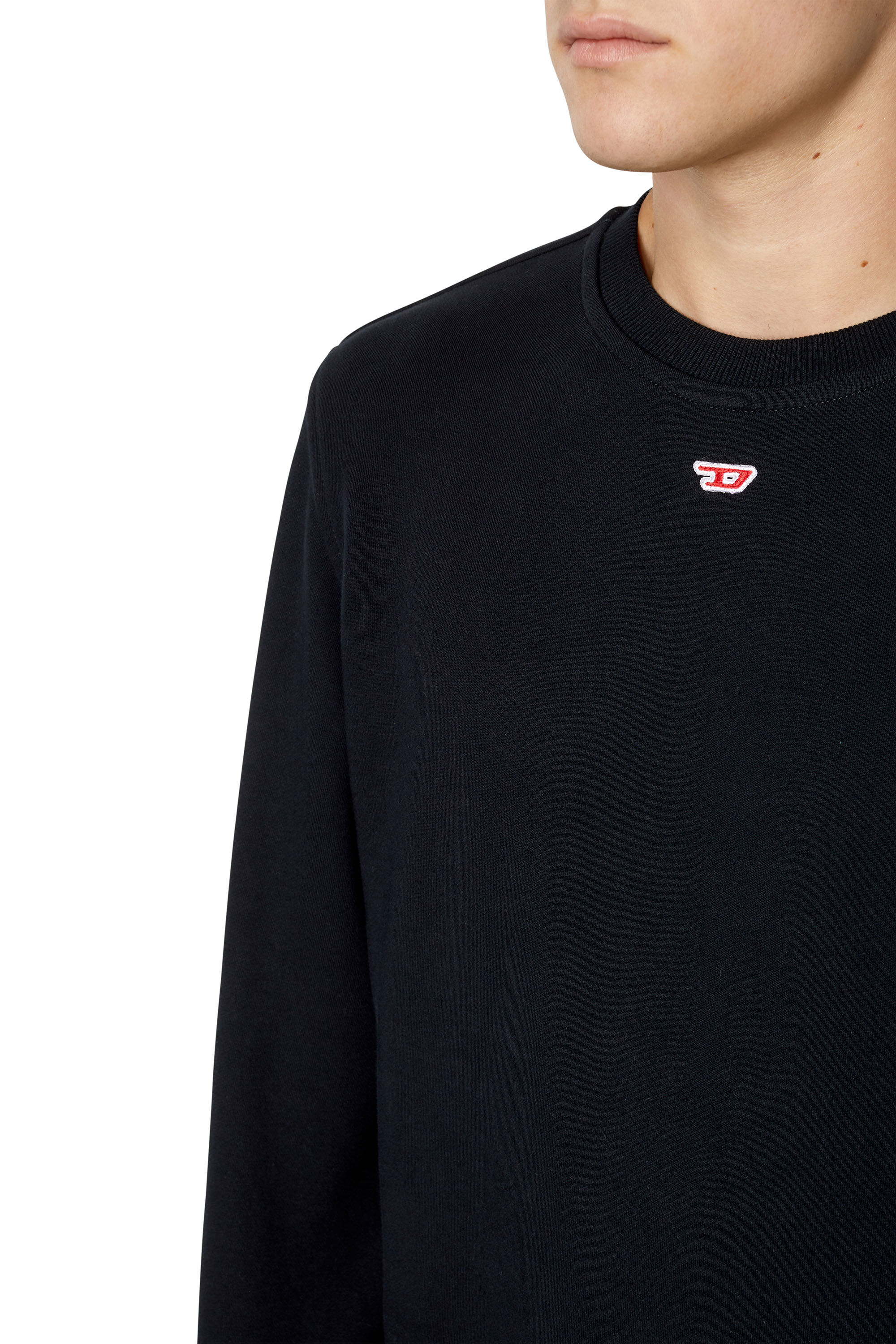 【DIESEL/ディーゼル】Ginn N スウェットシャツ 長袖 ブラック 341122108_1.jpg