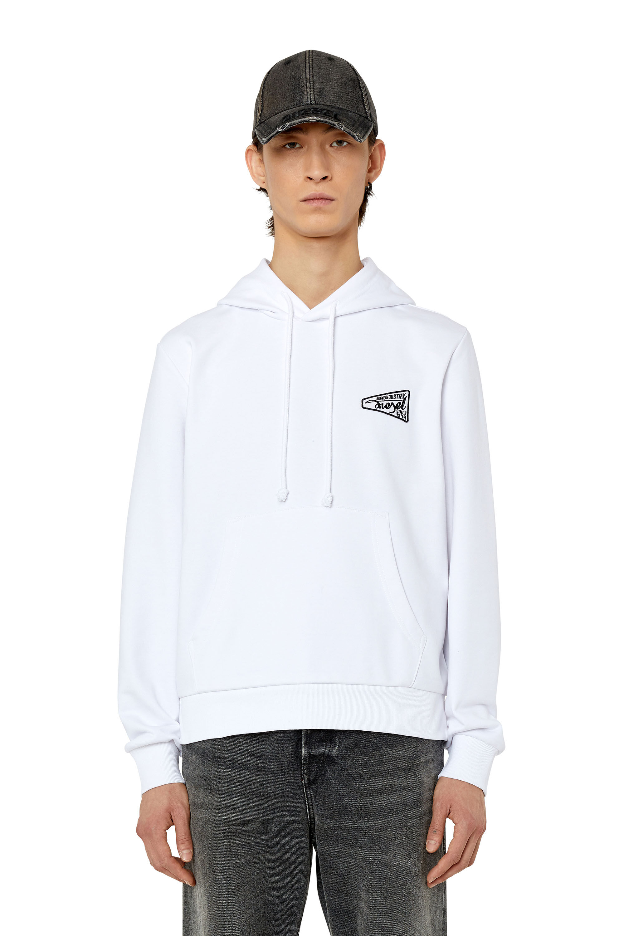 Diesel - S-GINN-HOOD-K31, White - Image 3