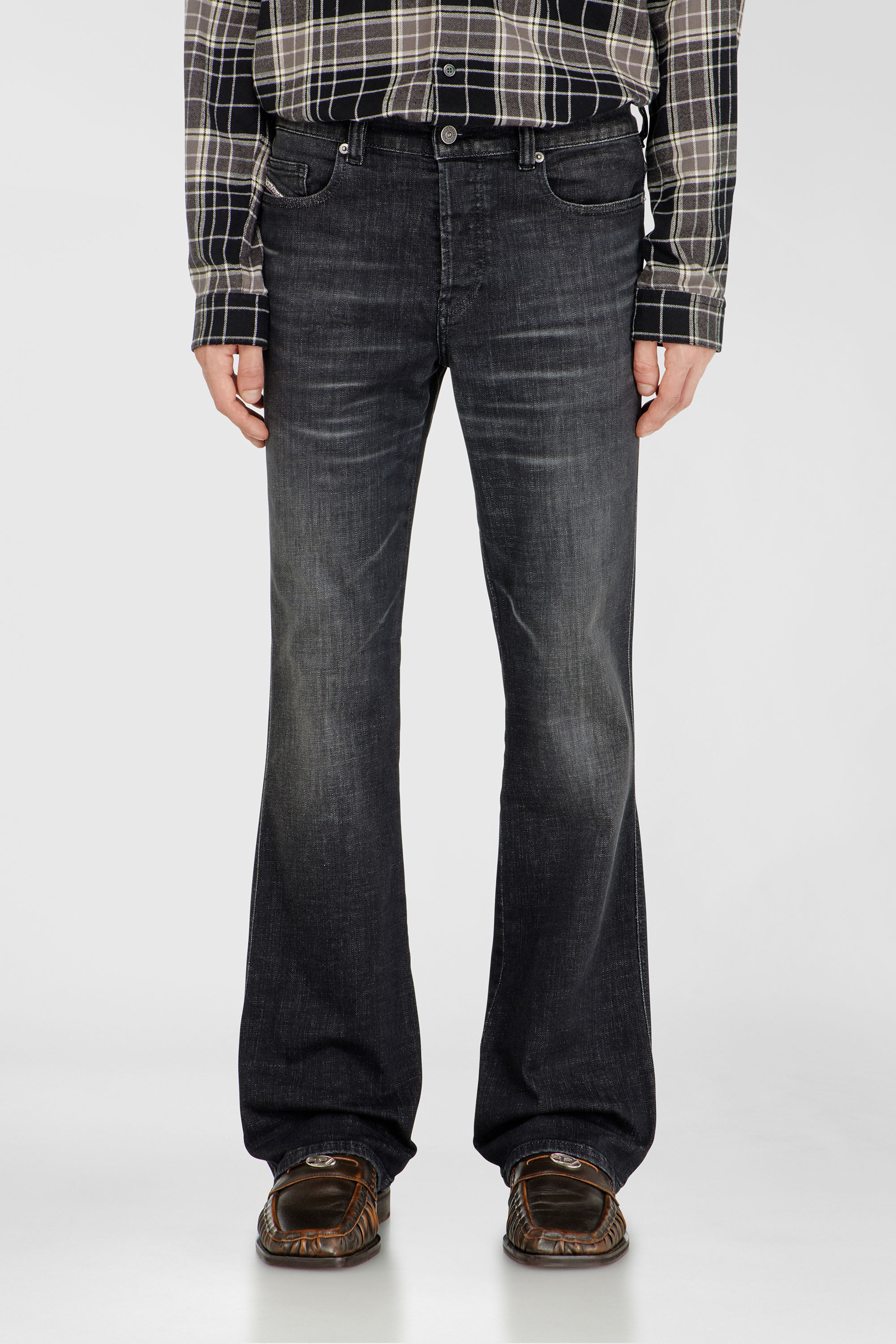 Men's Bootcut Jeans | Regular Waist 1998 D-BuckBlack/Dark grey