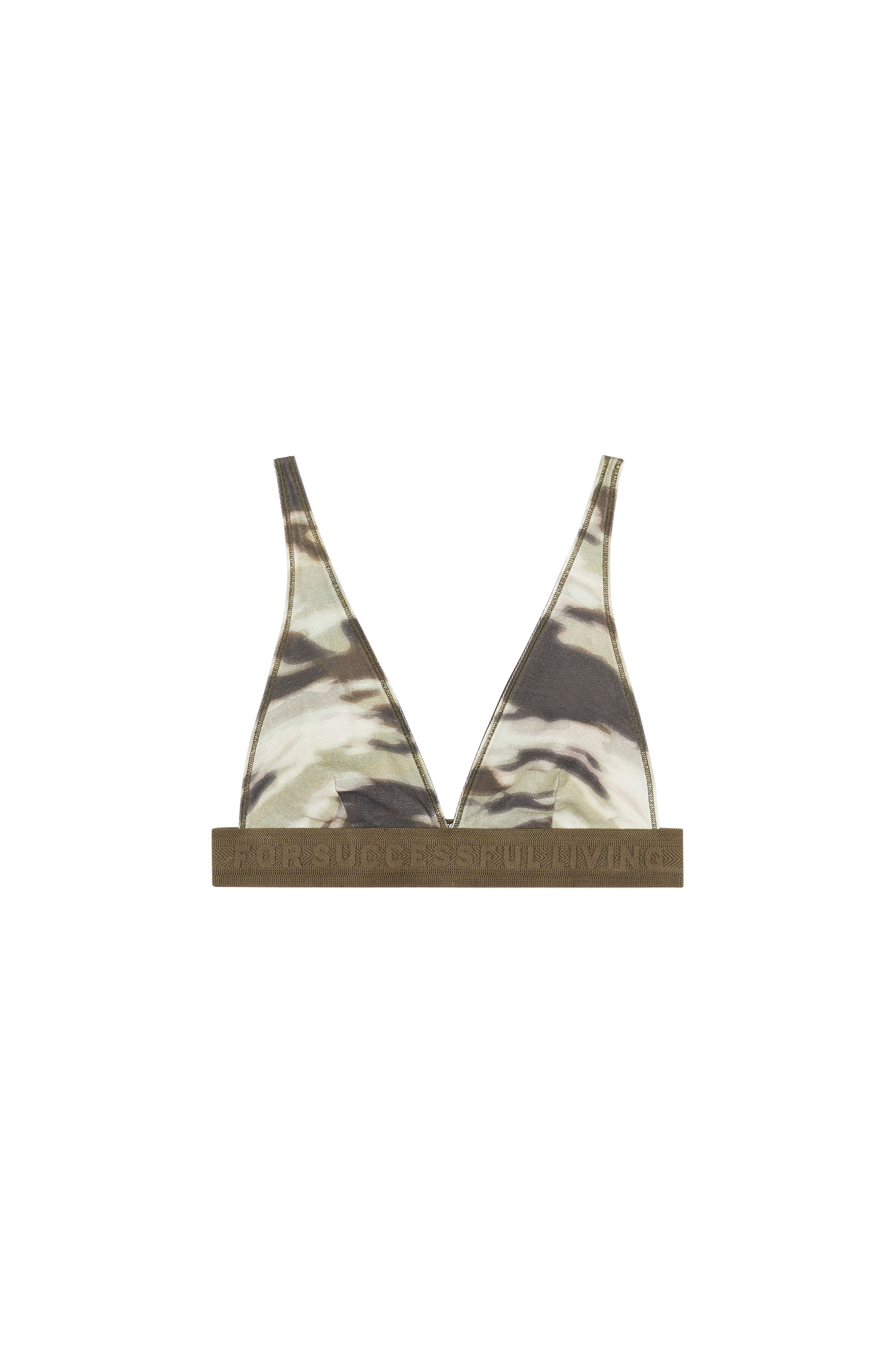 Calvin klein camo triangle bra online