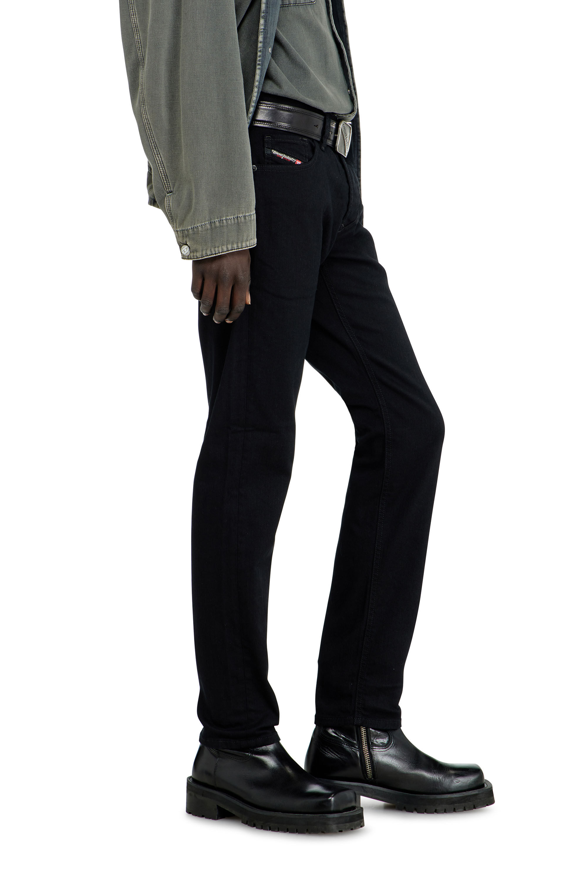Larkee-Beex 0688H Men: Tapered Black/Dark grey Jeans | Diesel