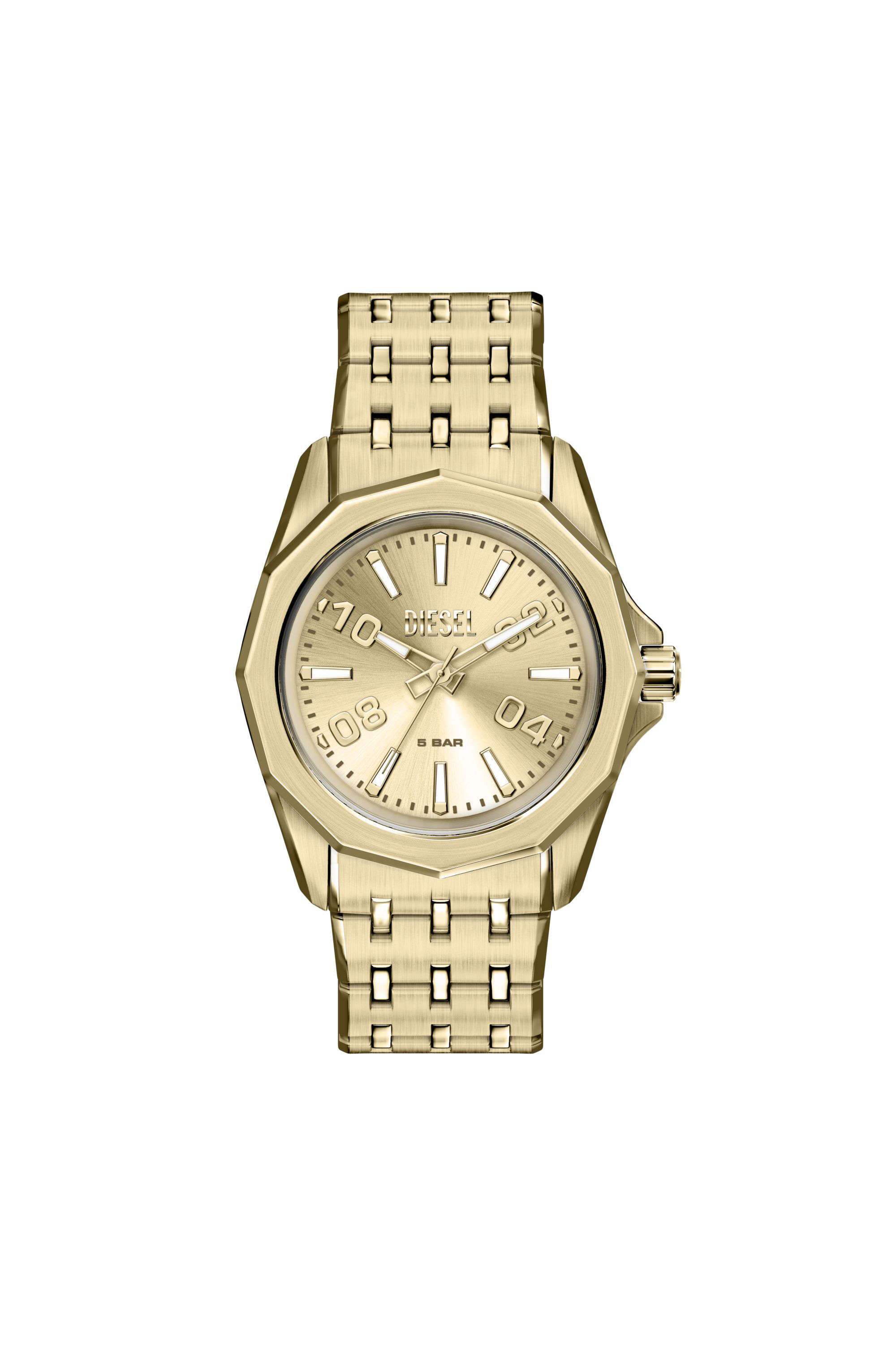 Diesel - DZ2239 WATCH, Man's Stinger gold-tone stainless steel watch in Gold - 1