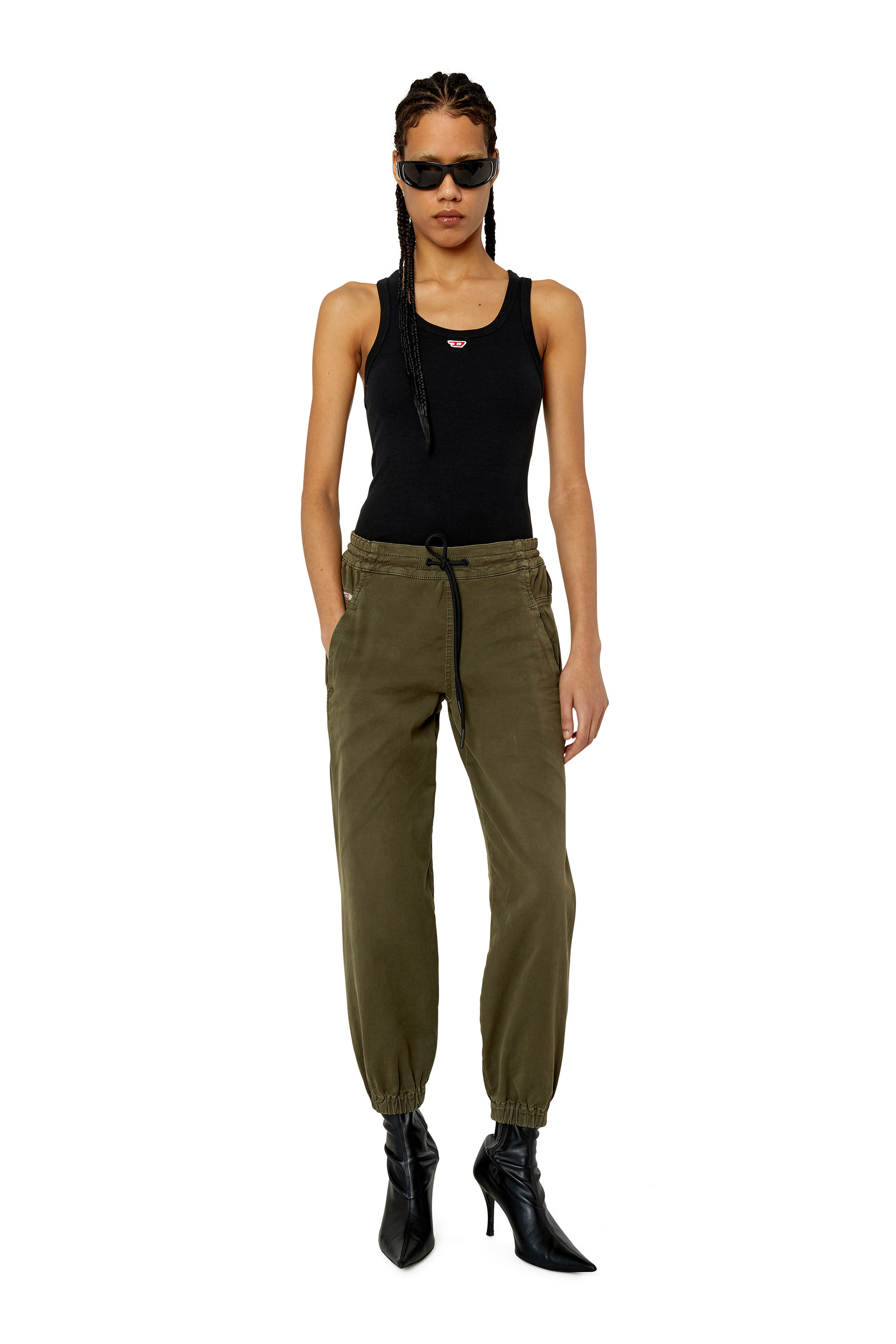 Diesel - Krailey JoggJeans® 0670M Boyfriend, Military Green - Image 1