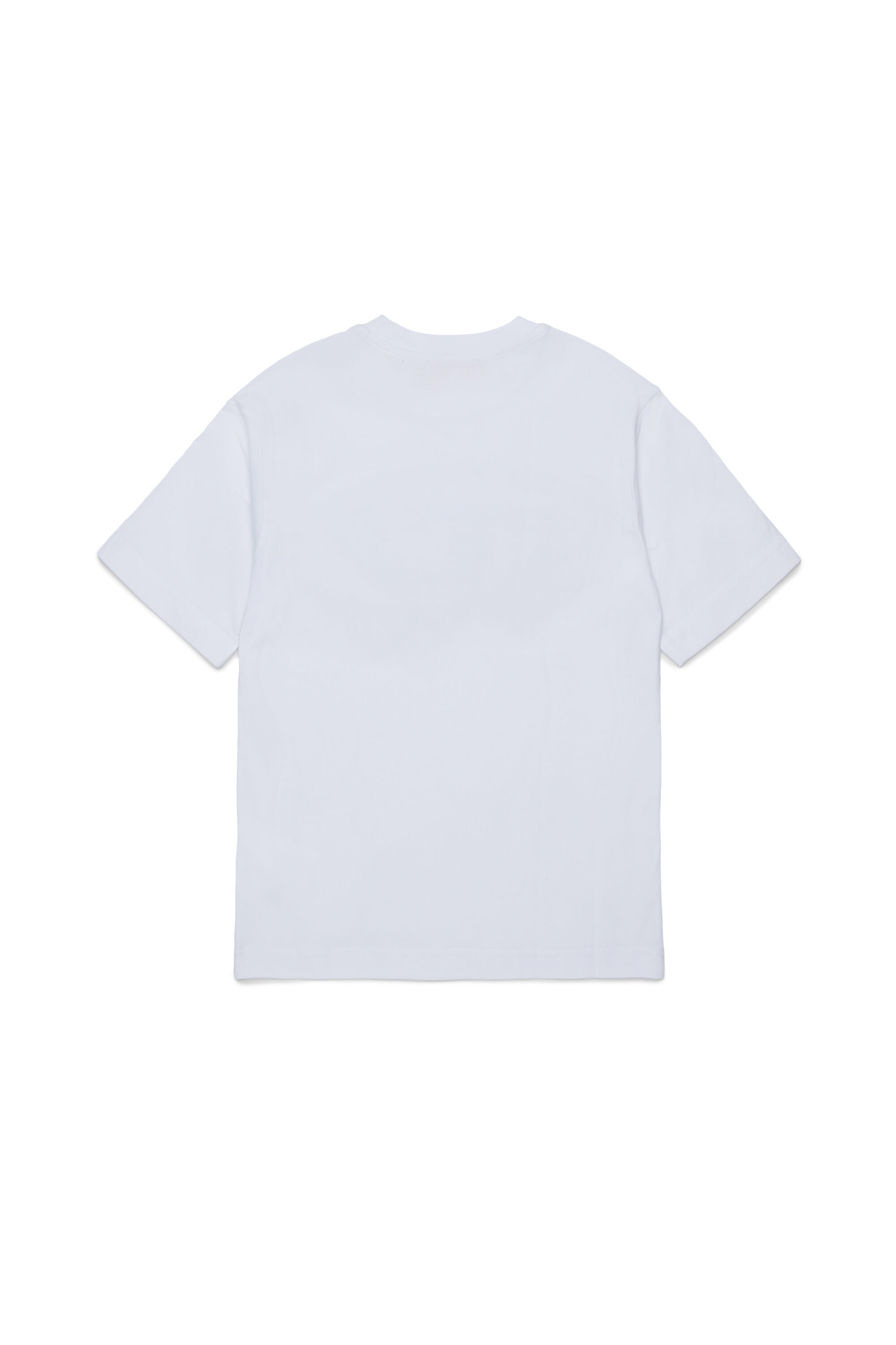 Diesel - TVEL OVER, Man's T-shirt with two-tone Oval D print in White - 2
