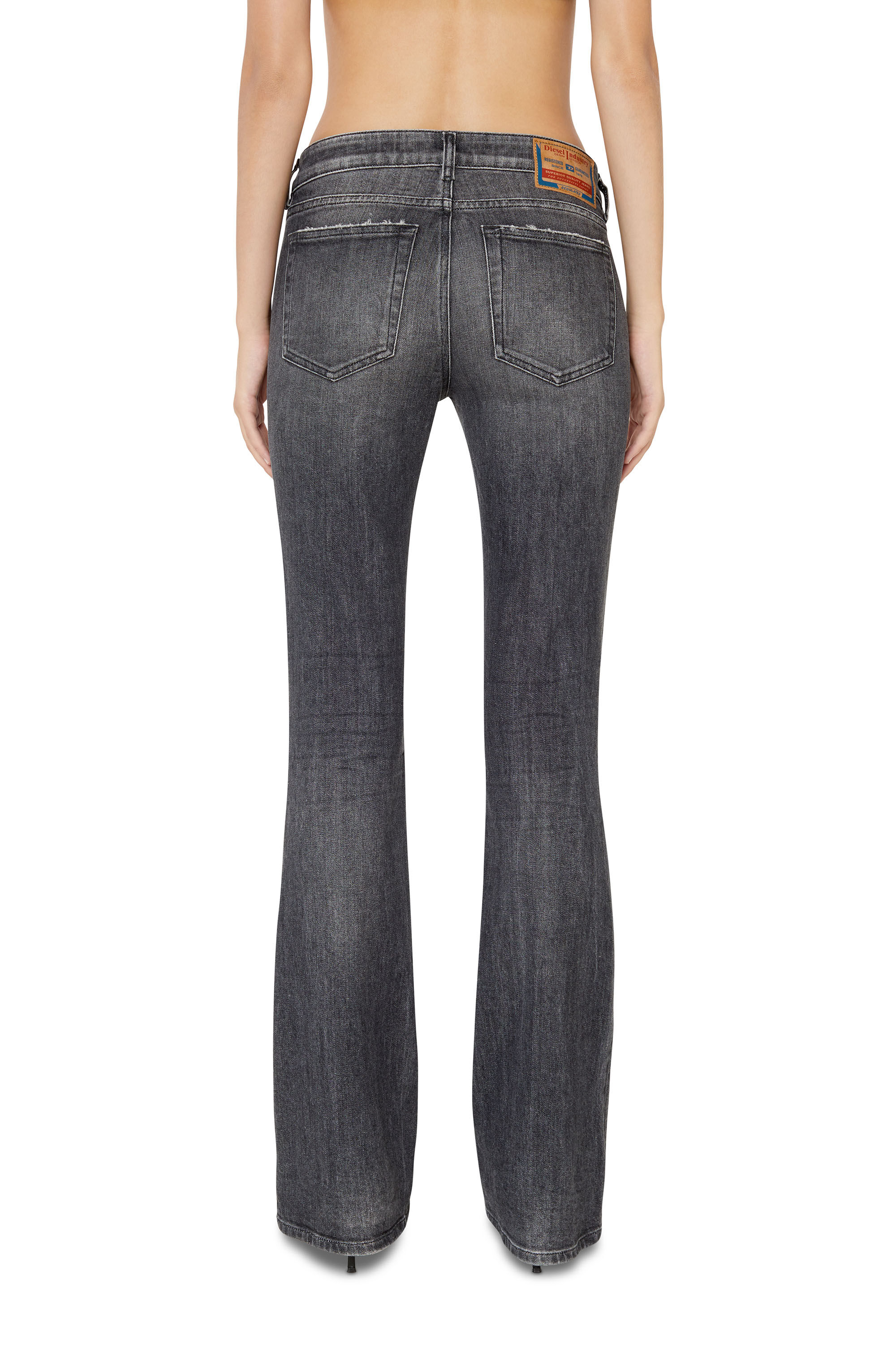 Diesel - 1969 D-EBBEY 09E46 Bootcut and Flare Jeans, Black/Dark grey - Image 4