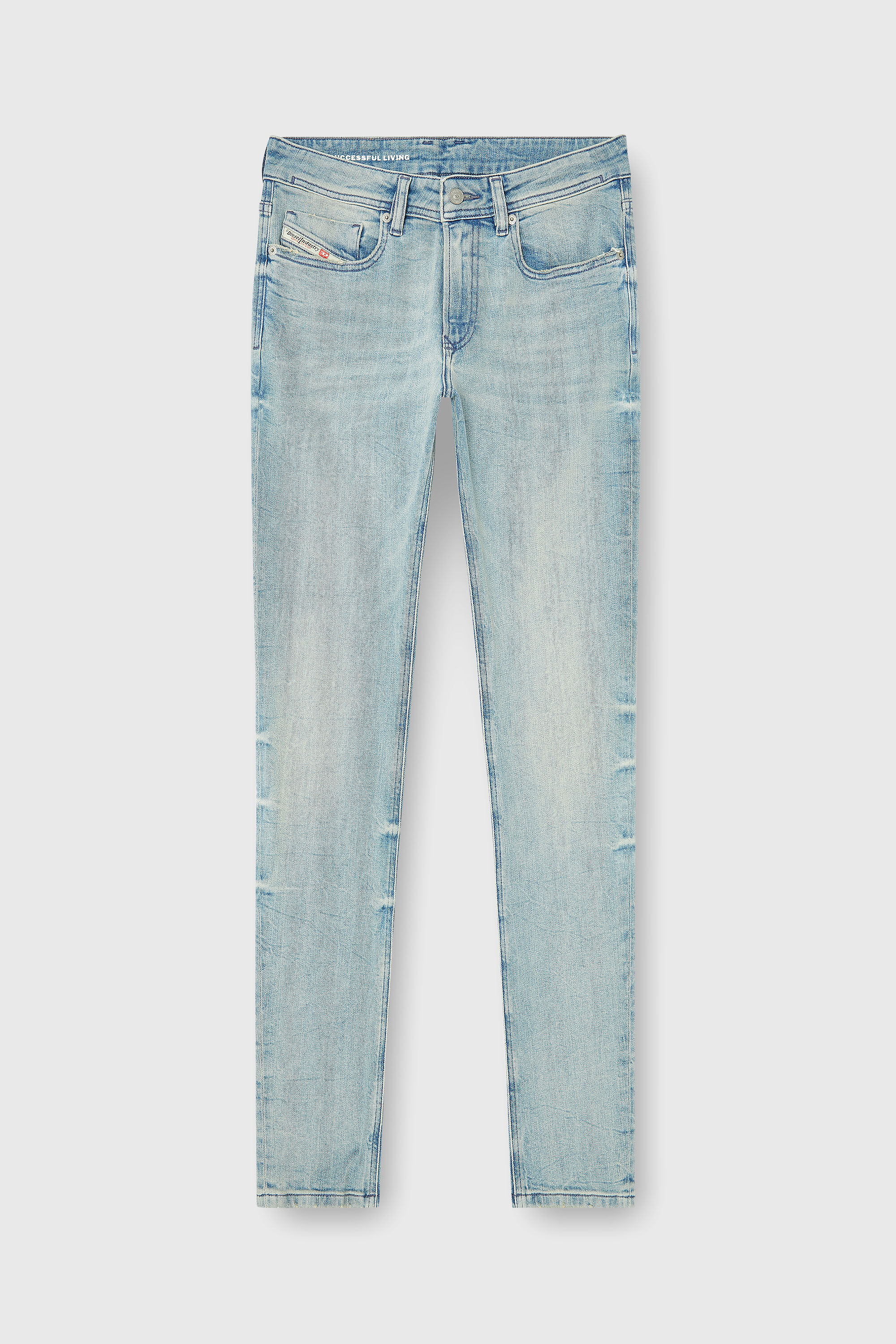Diesel - Man's Skinny Jeans 1979 Sleenker 0KBBF, Light Blue - 6