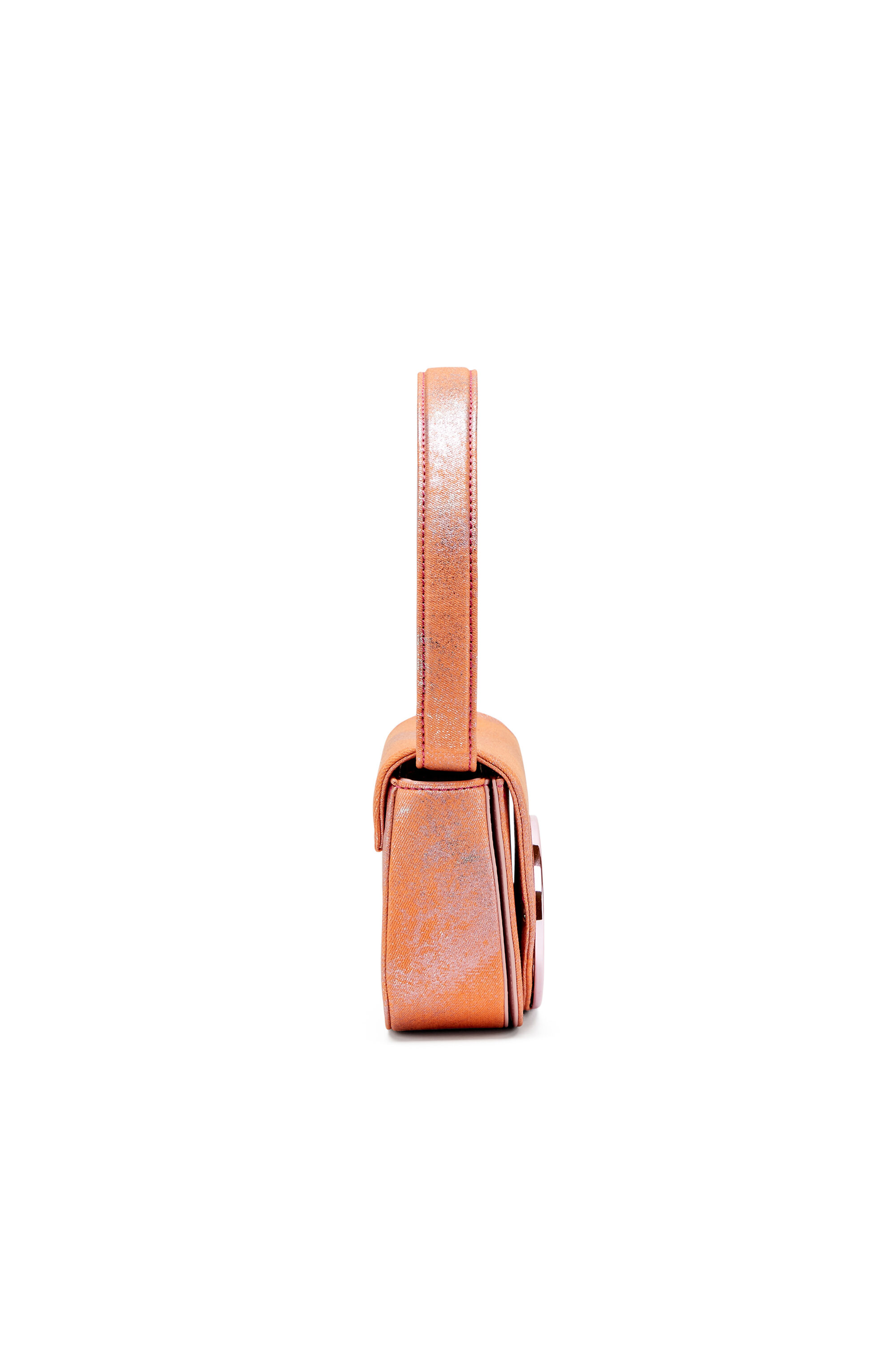 Diesel - 1DR, Woman's 1DR-Iconic shoulder bag in pop colour denim in Pink - 4