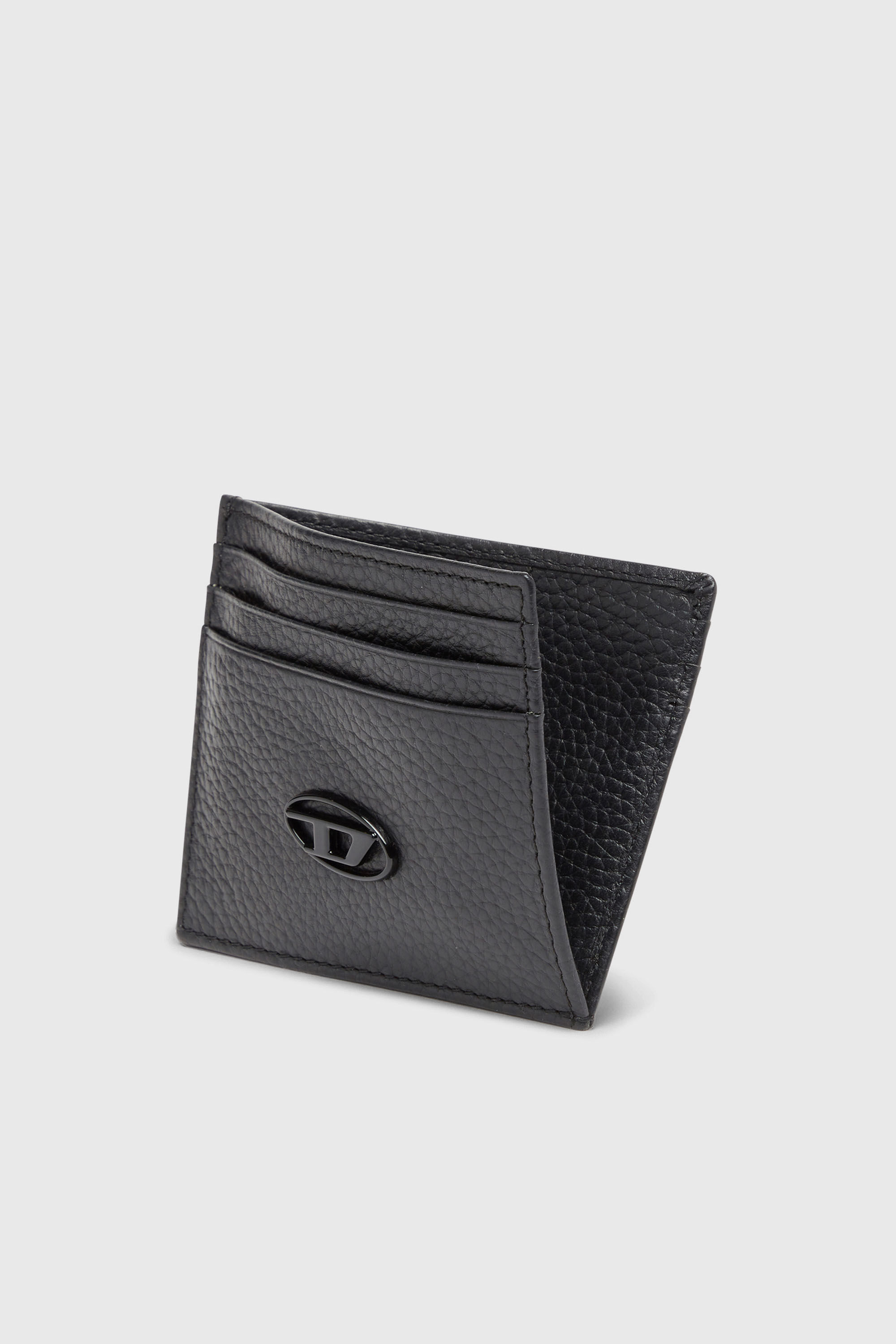 DIESEL ユニセックス　財布/カードケース JOHNNY Man: Card case in grained leather | Diesel