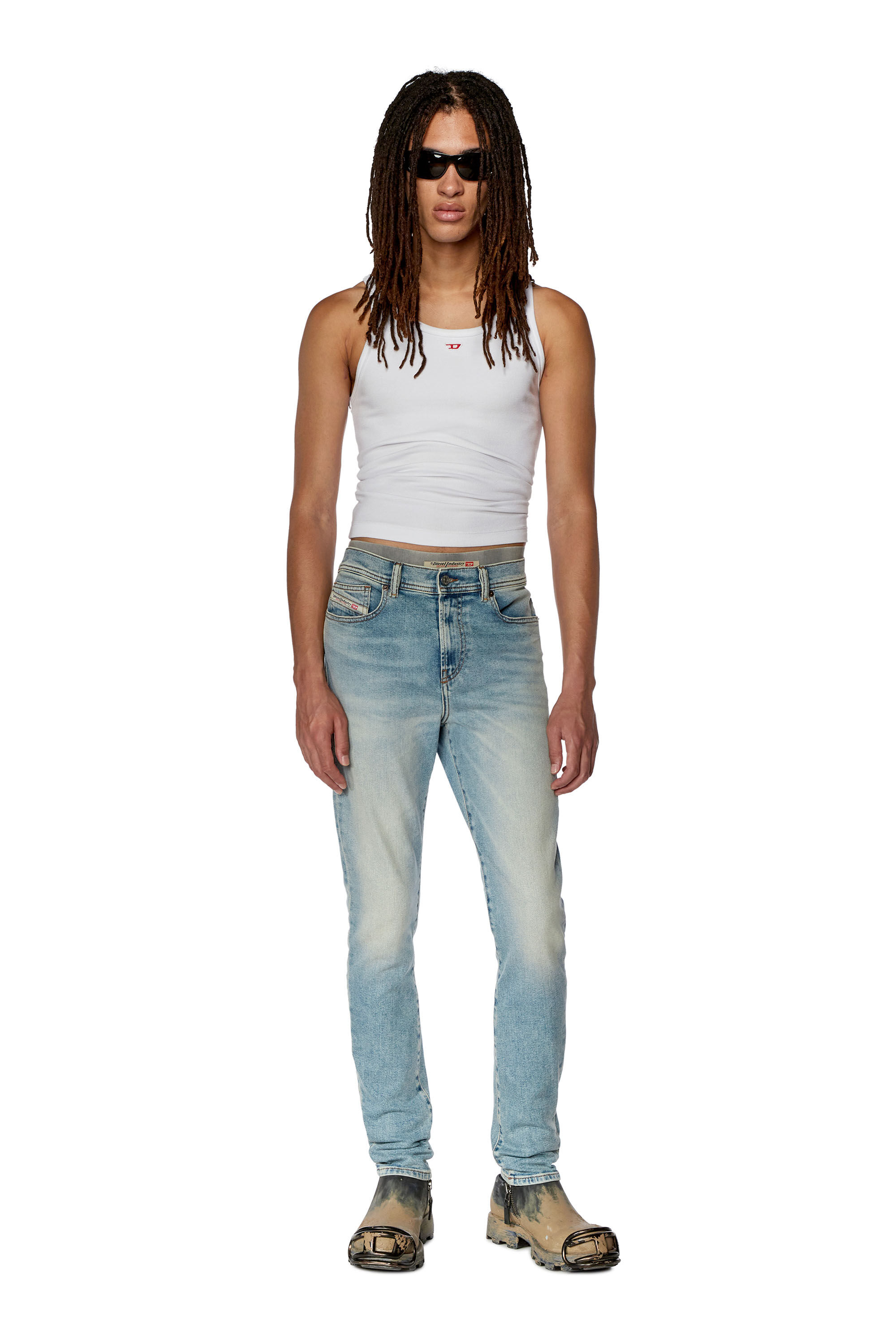 Diesel - Skinny Jeans 1983 D-Amny 09E82, Light Blue - Image 1