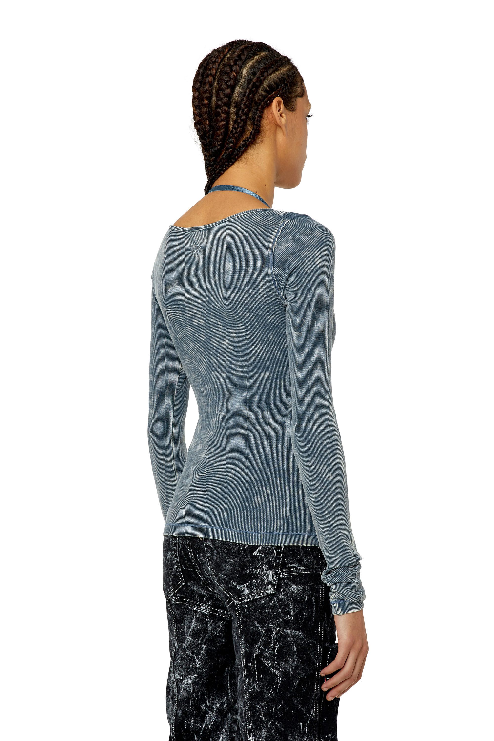Diesel - T-ANALIE, Blue - Image 4