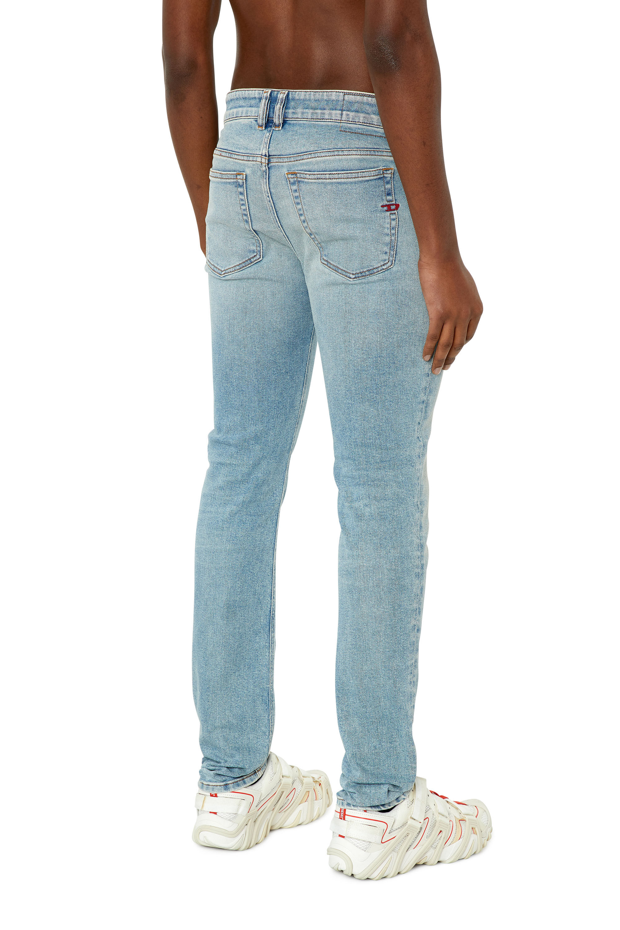 Diesel - 1979 Sleenker 09E82 Skinny Jeans, Light Blue - Image 4