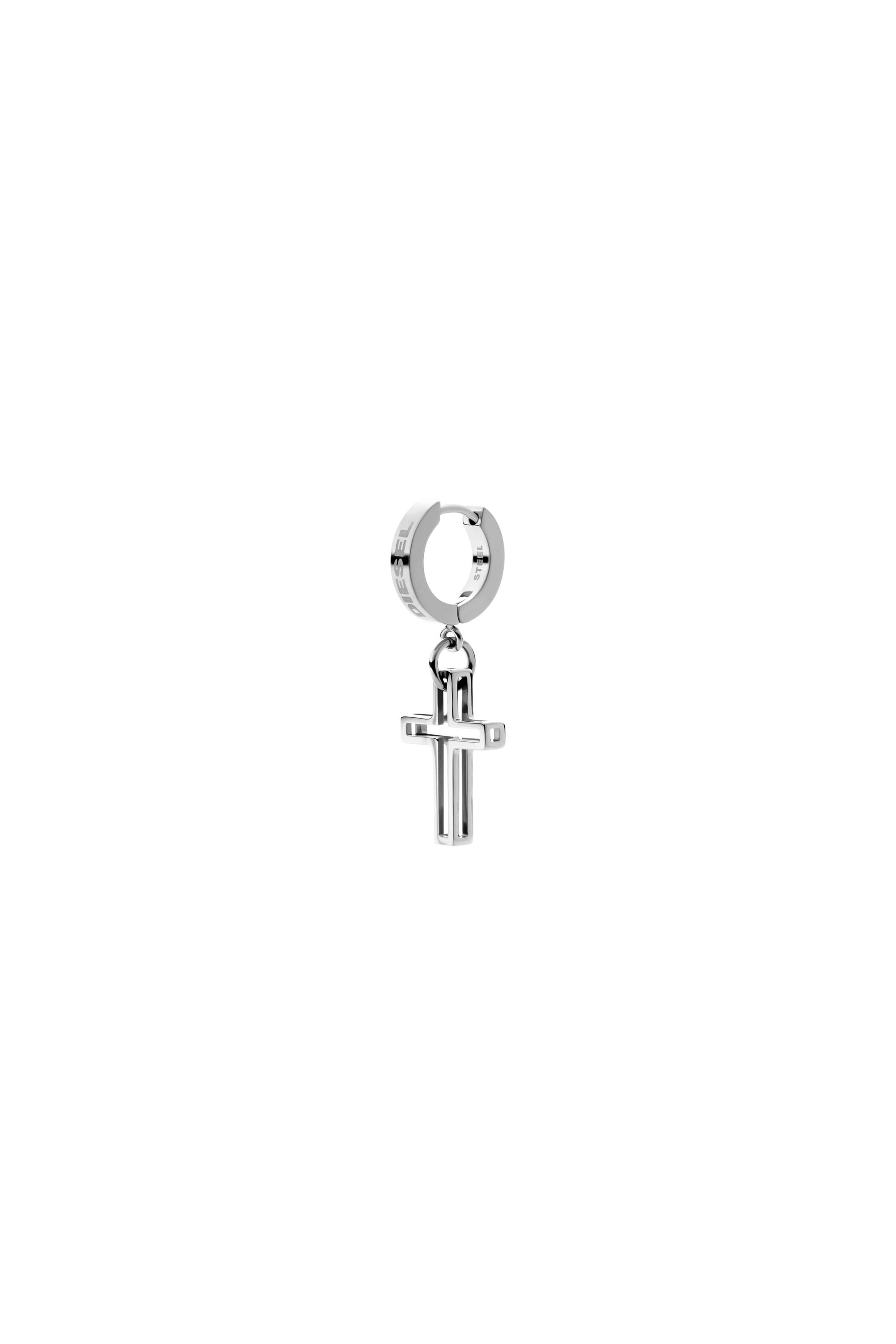 DX1333: Stainless Steel Hoop Earring | Diesel