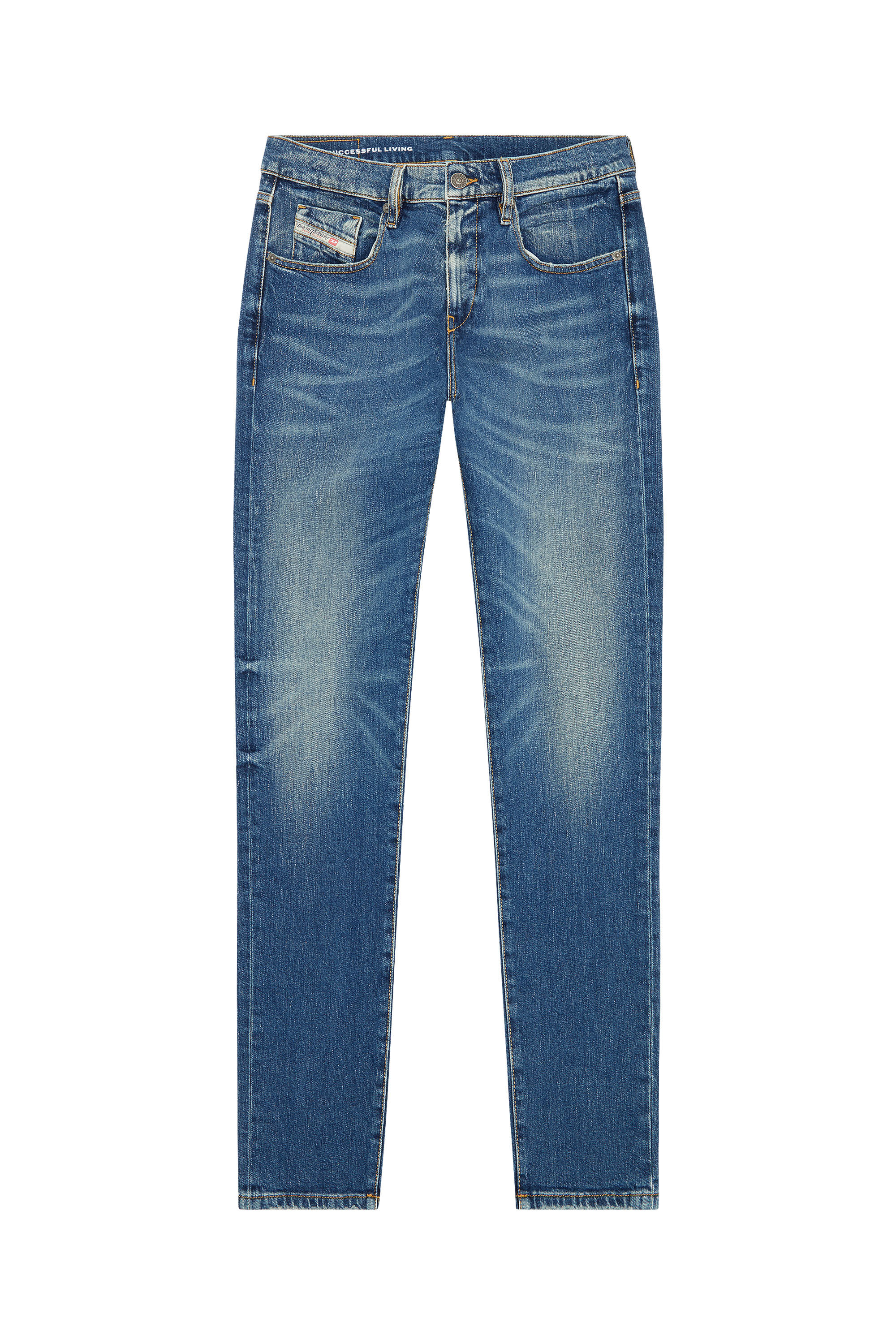 Diesel - 2019 D-Strukt 007L1 Slim Jeans, Medium blue - Image 2