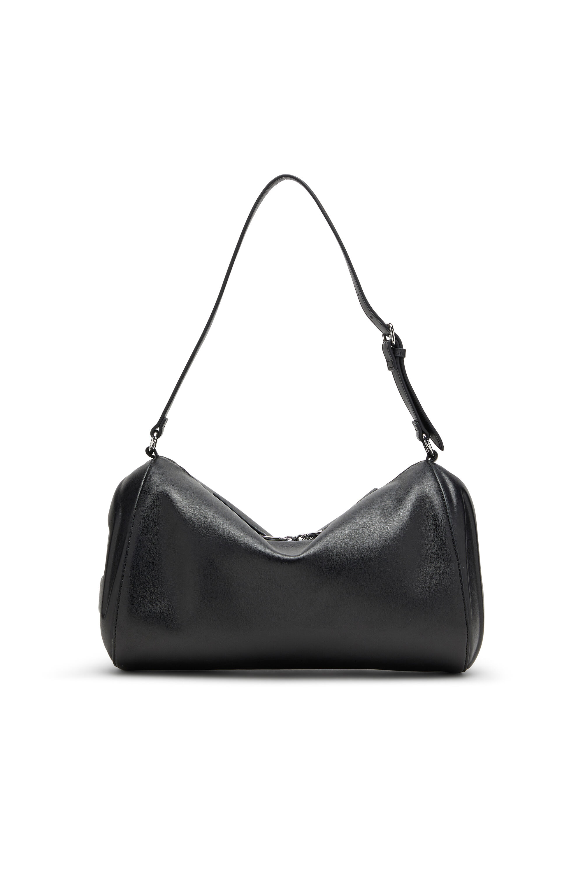 Diesel - LOAD-D SHOULDER BAG X, Unisex's Load-D-Shoulder bag with hard-shell logo sides in Black - 2