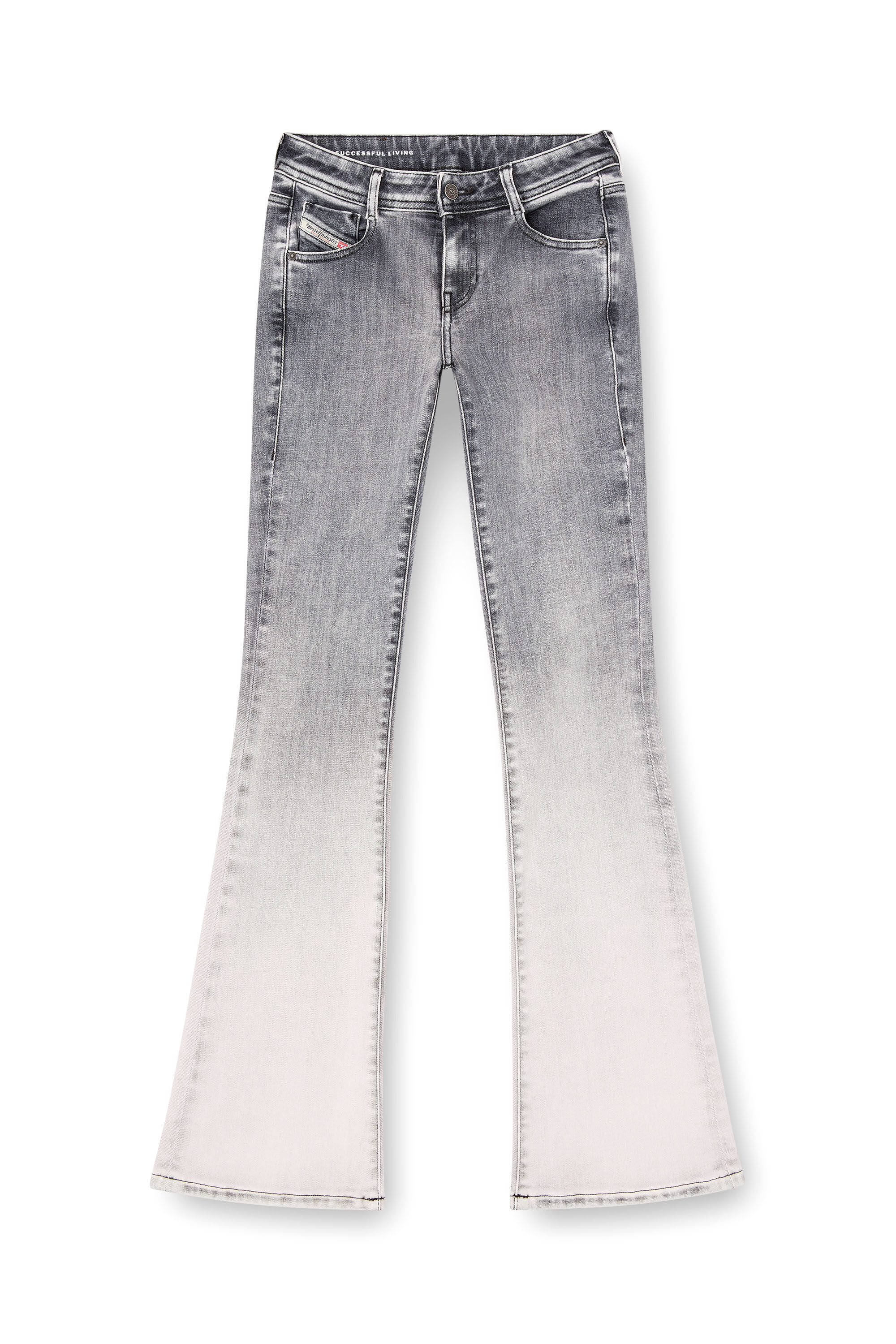 Diesel - Woman's Bootcut Jeans 1969 D-Ebbey 09K53, Light Grey - 2