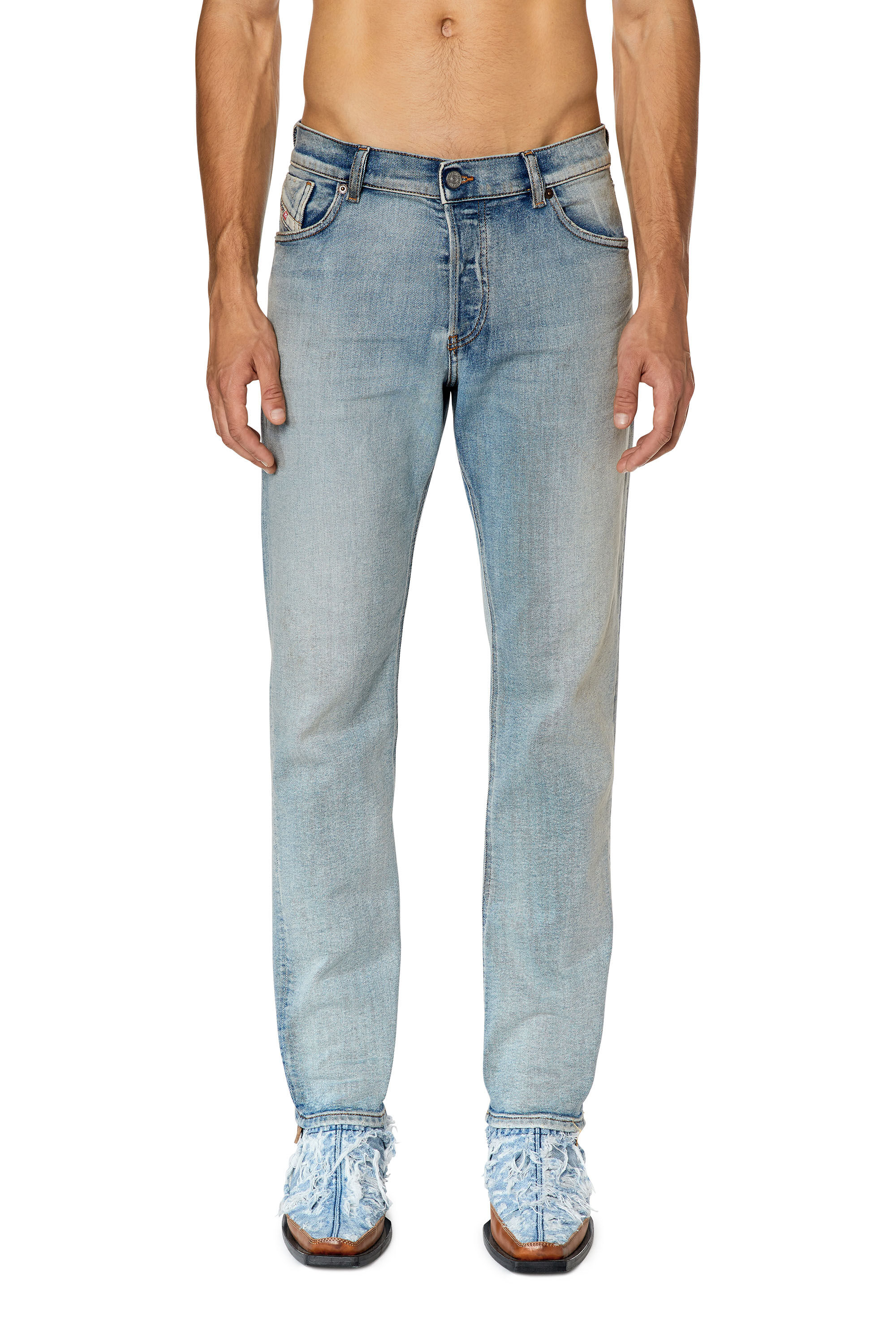 Diesel - Straight Jeans 1995 D-Sark 09E84, Light Blue - Image 3