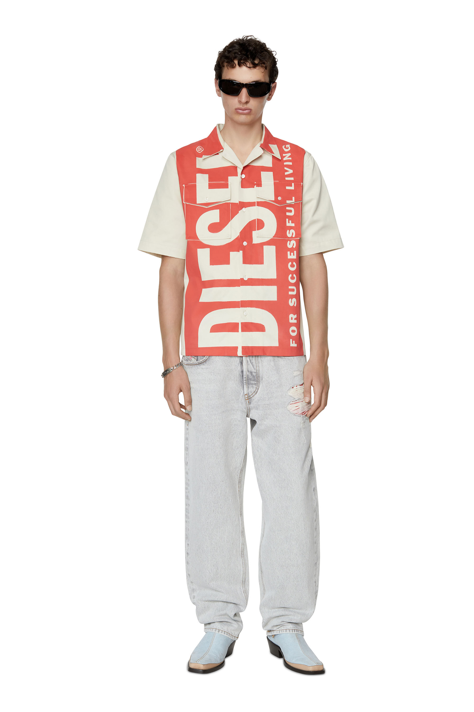 Diesel - S-MAC-22, White/Red - Image 1